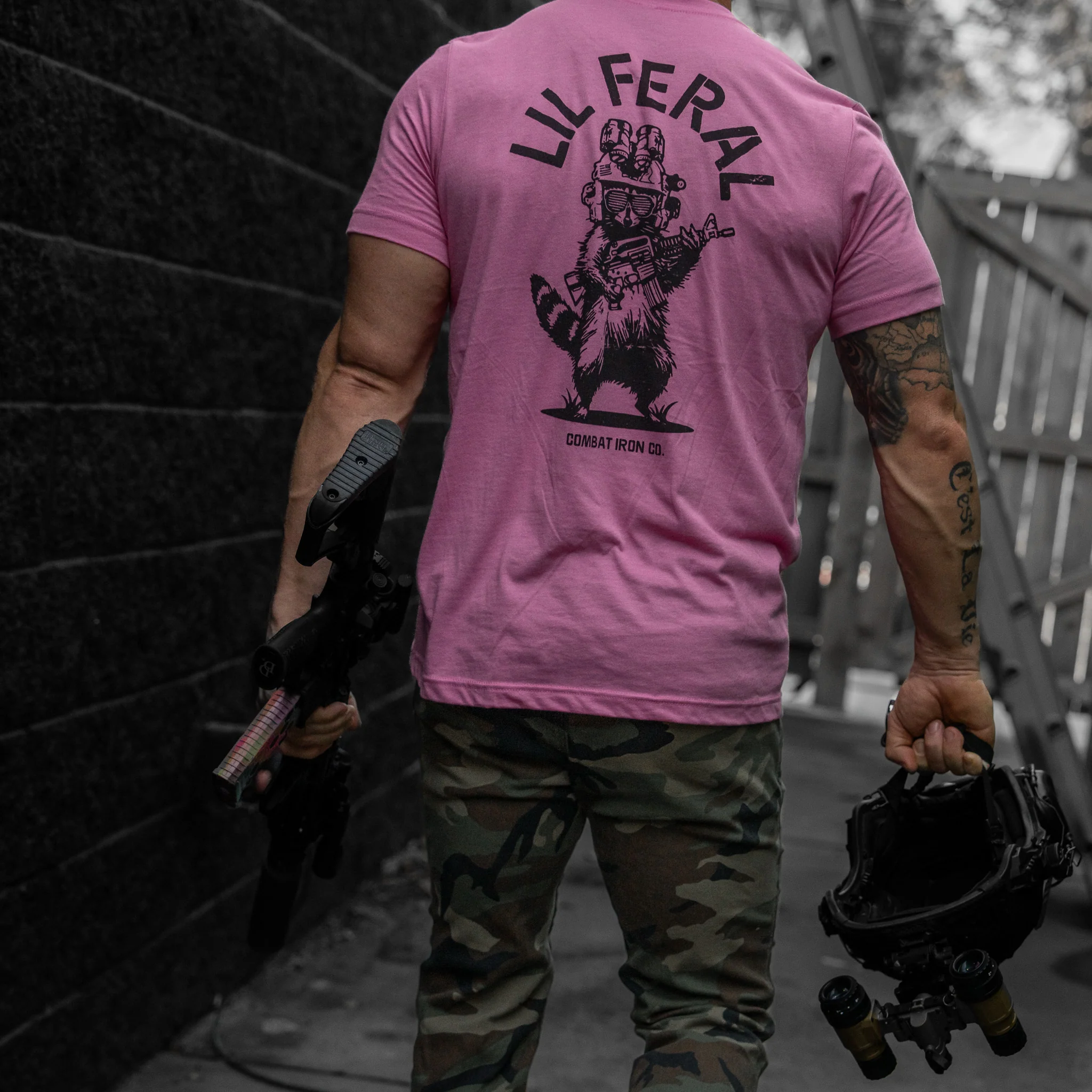 Lil Feral Raccoon Men's T-Shirt - Image 20