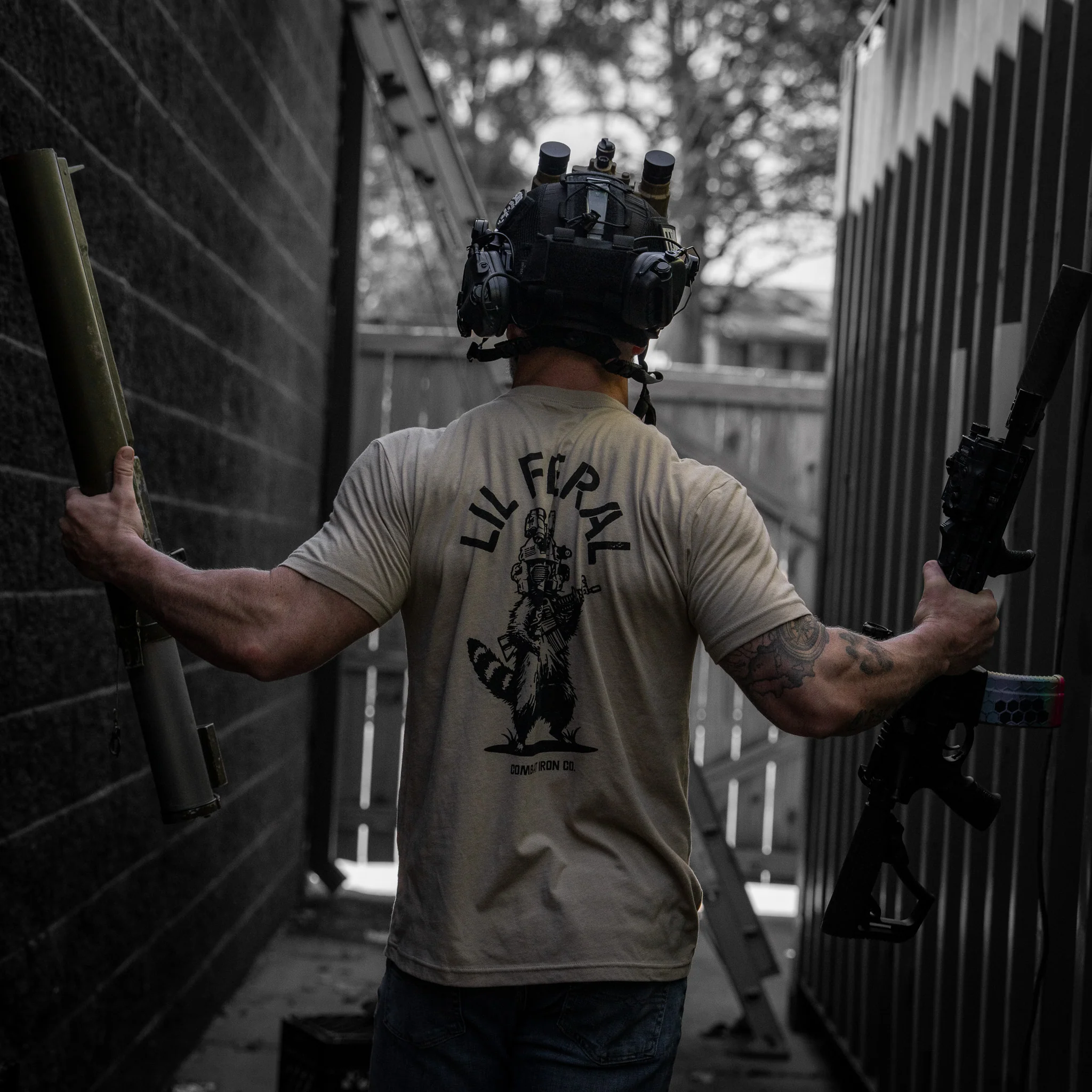 Lil Feral Raccoon Men's T-Shirt - Image 27