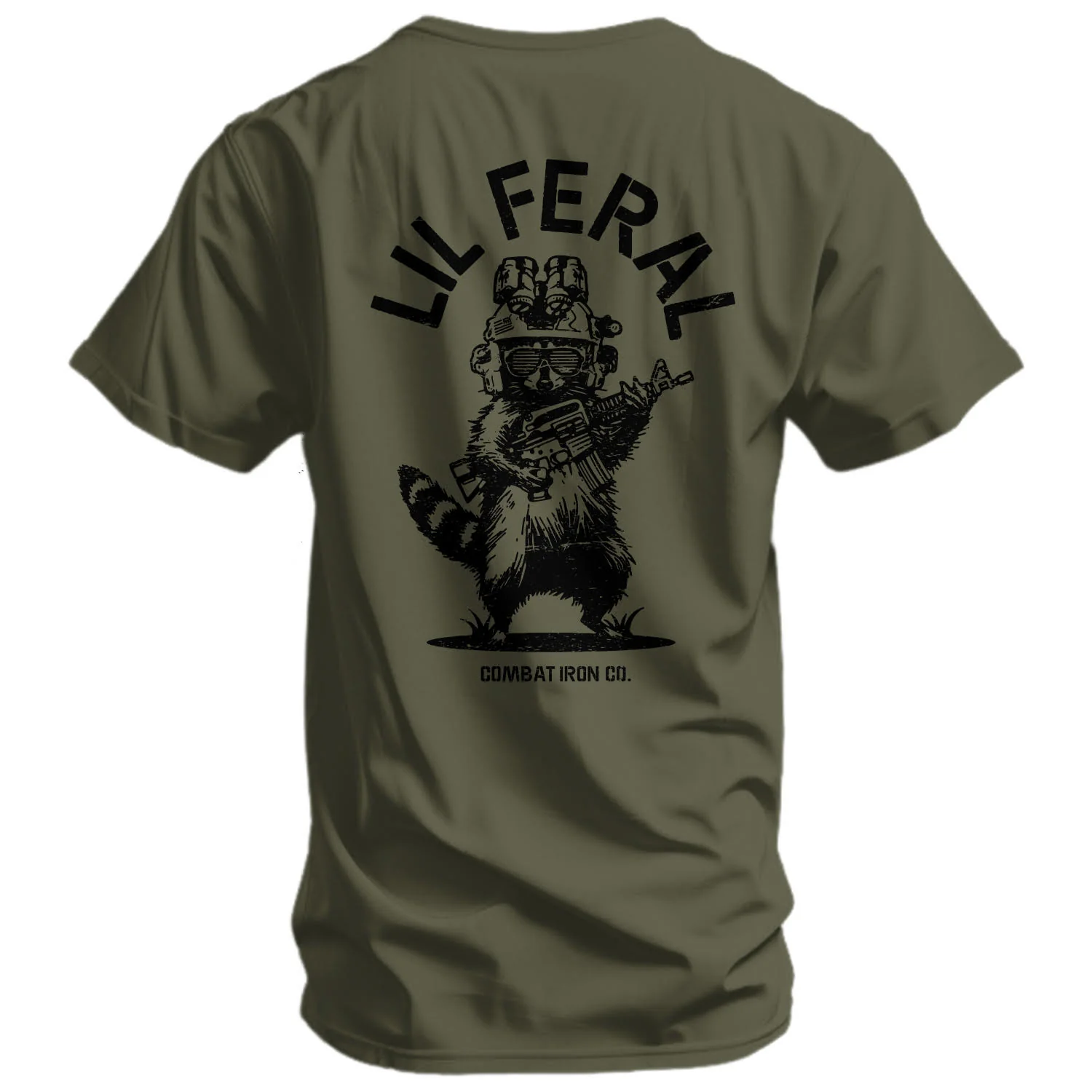 Lil Feral Raccoon Men's T-Shirt - Image 9