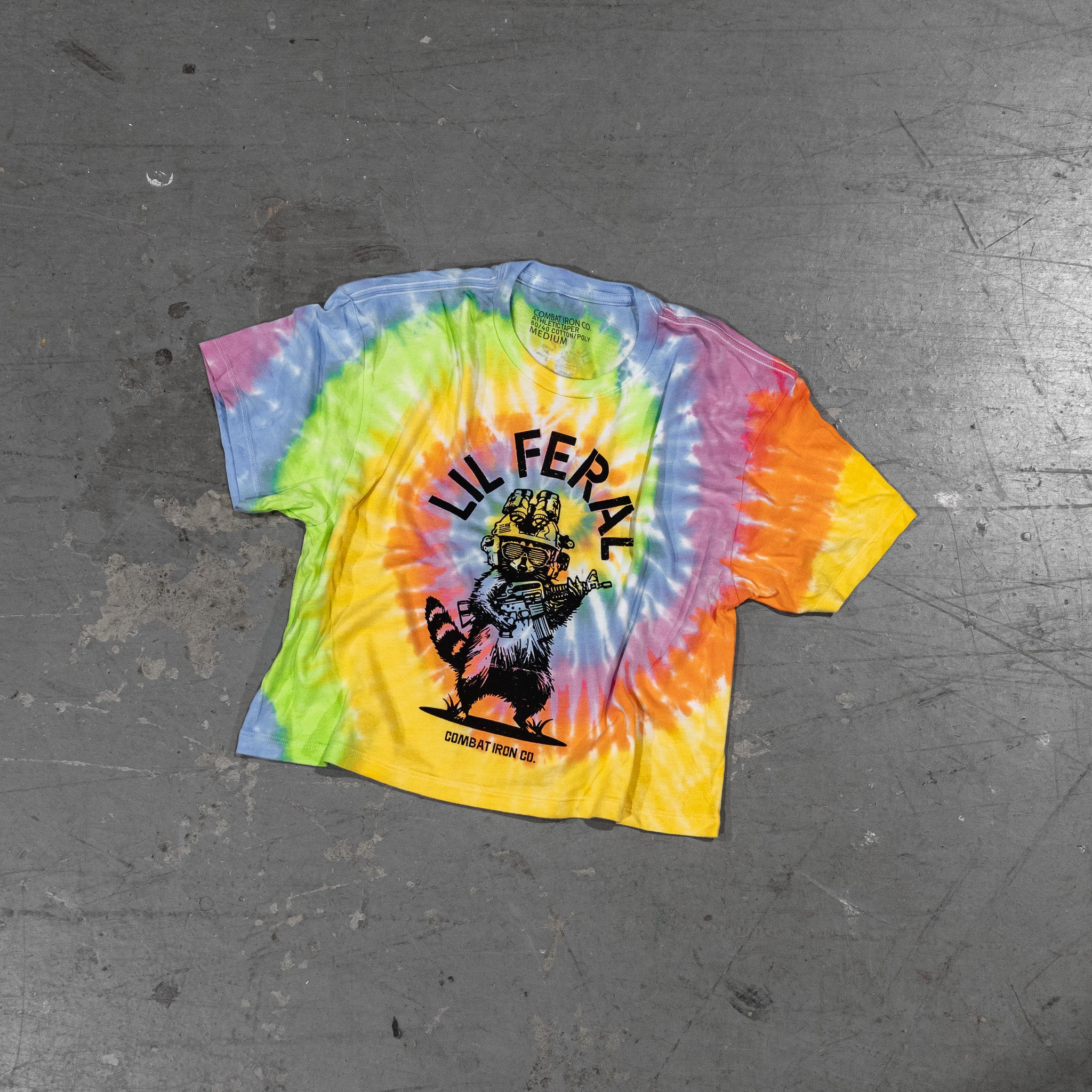 Lil Feral Raccoon Women's Crop T-Shirt - Image 26