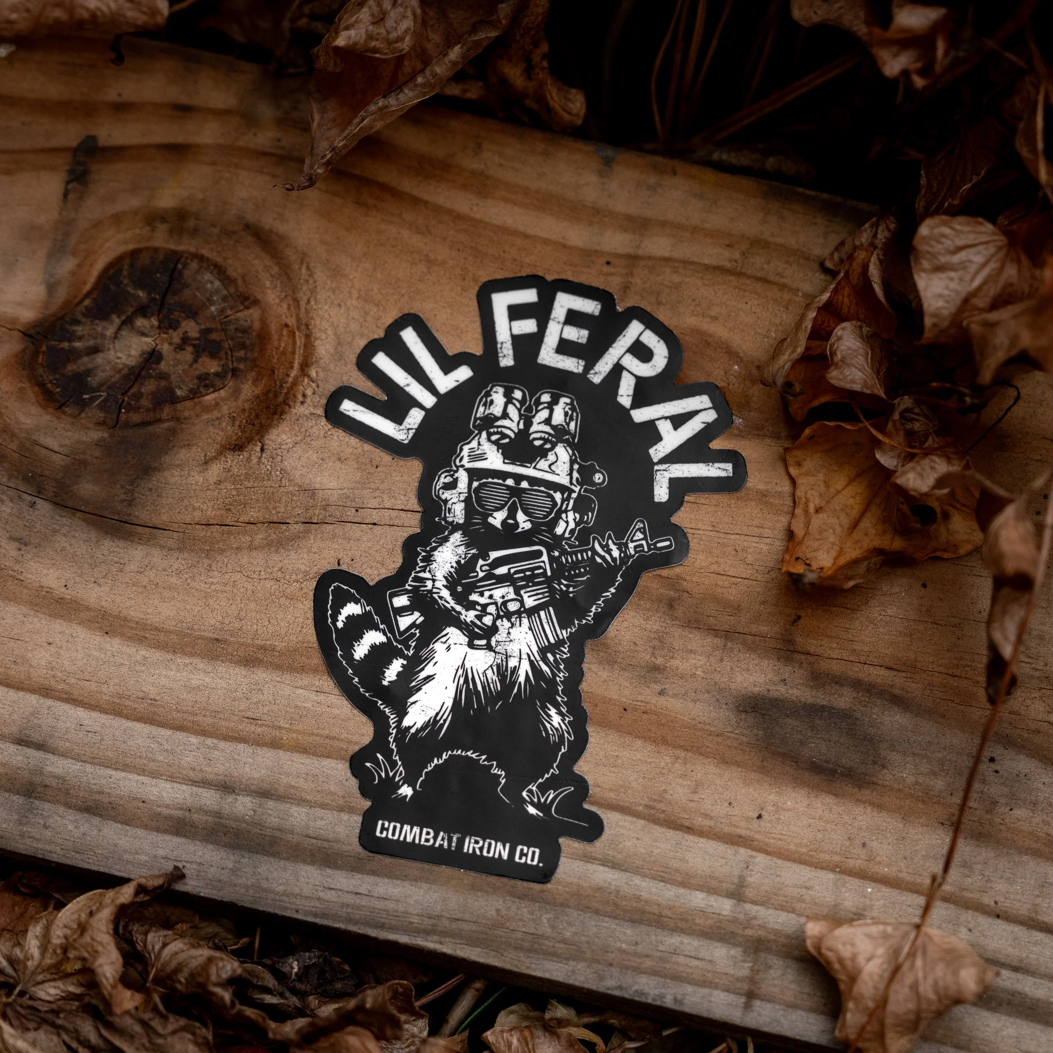 Lil Feral Racoon Decal - Image 3