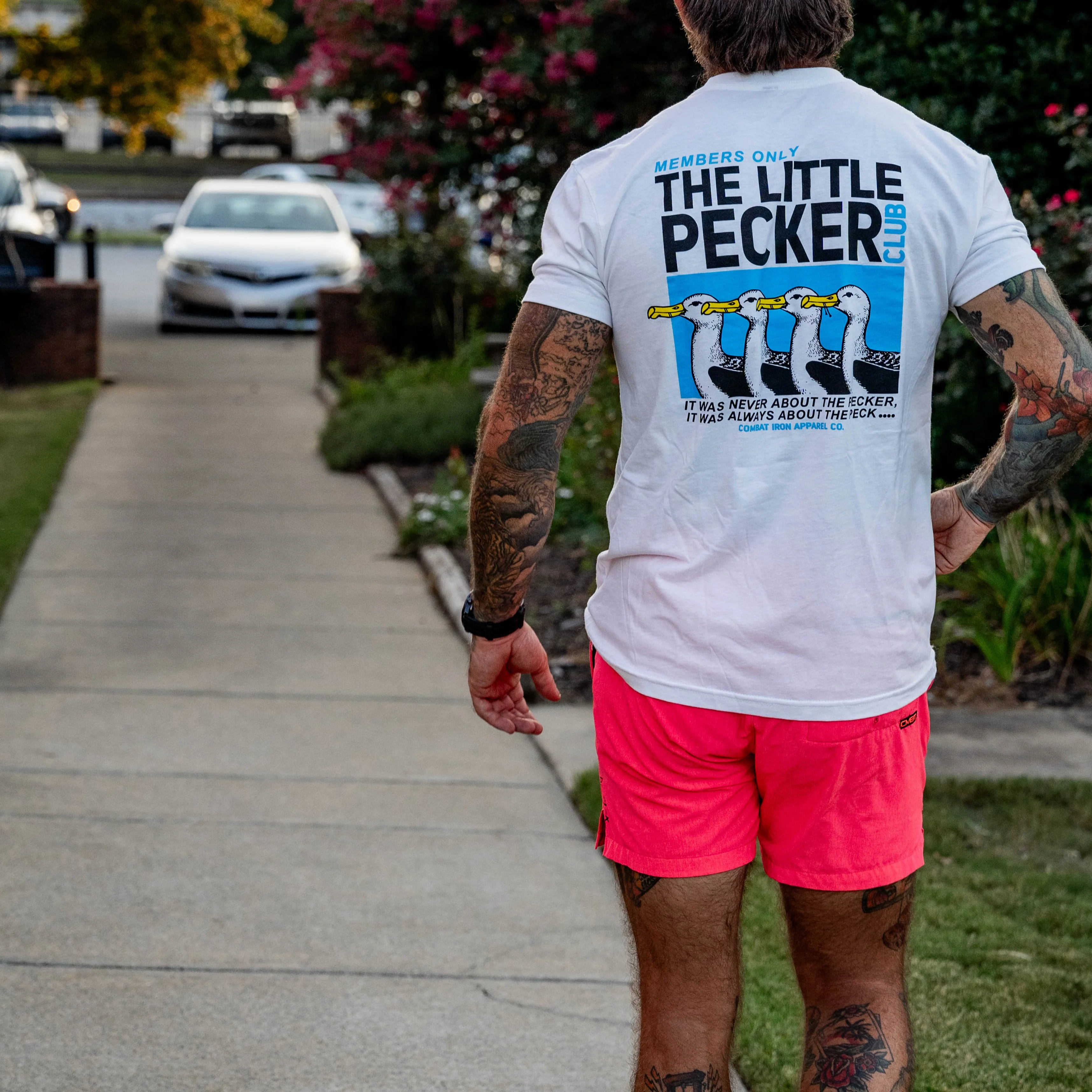 Little Pecker Club Only Members Men's T-Shirt - Image 13