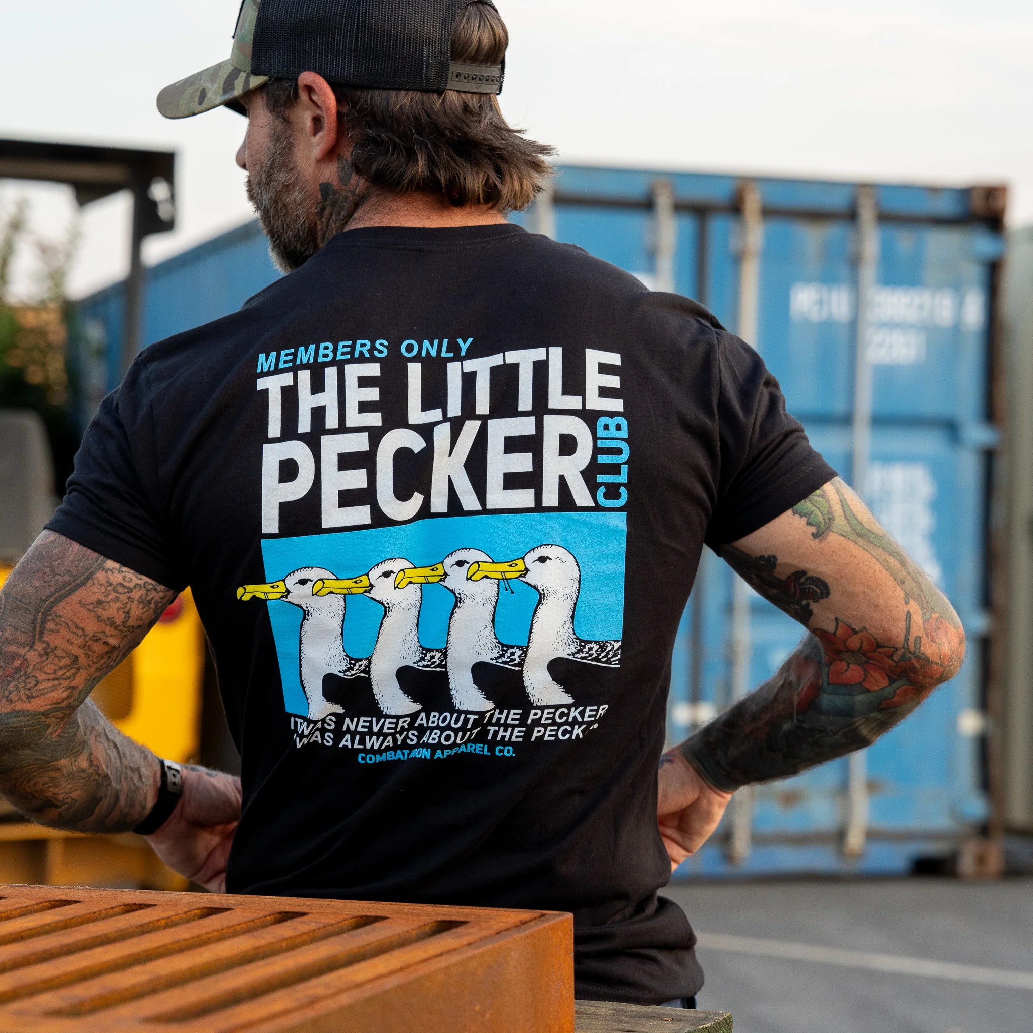 Little Pecker Club Only Members Men's T-Shirt - Image 3