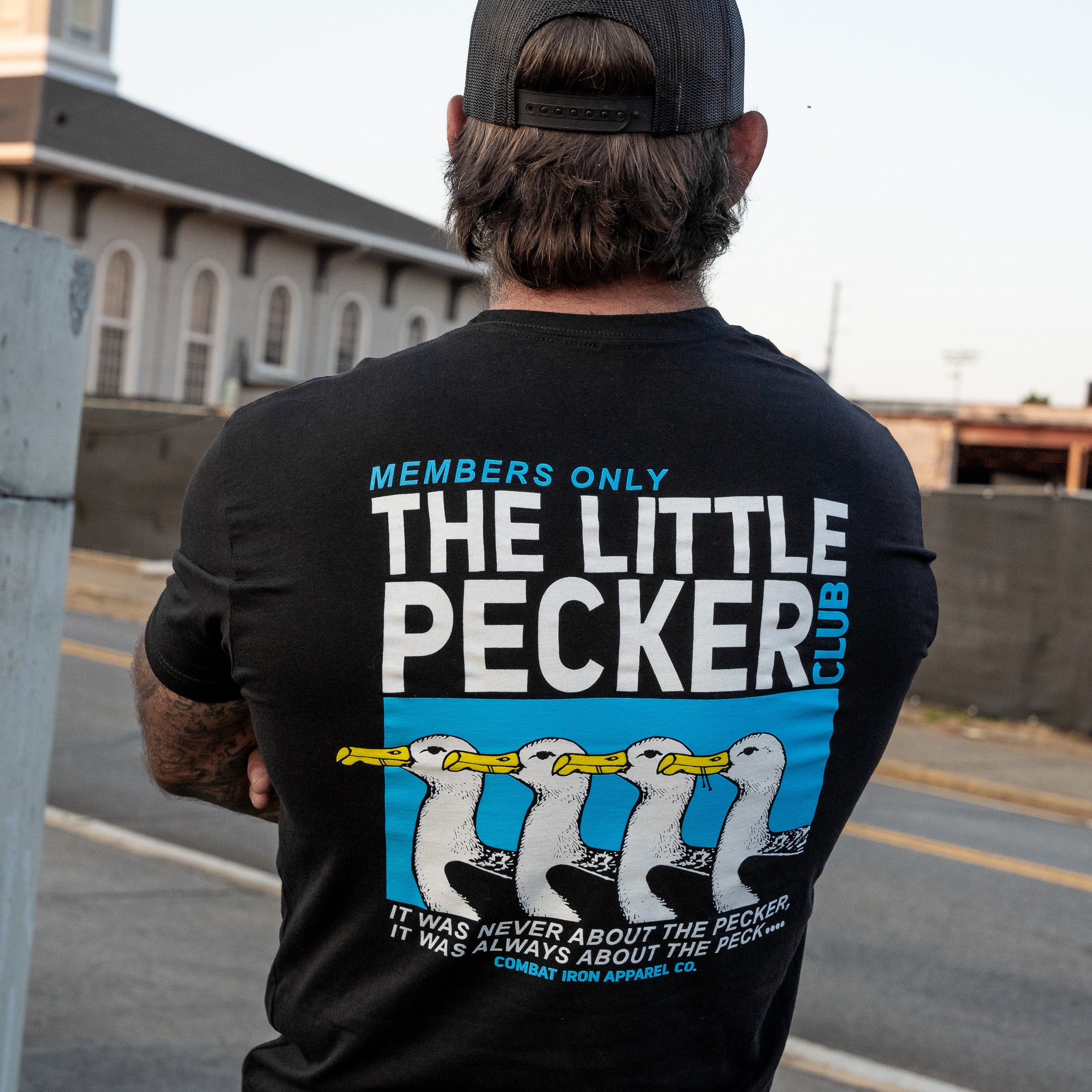 Little Pecker Club Only Members Men's T-Shirt - Image 5