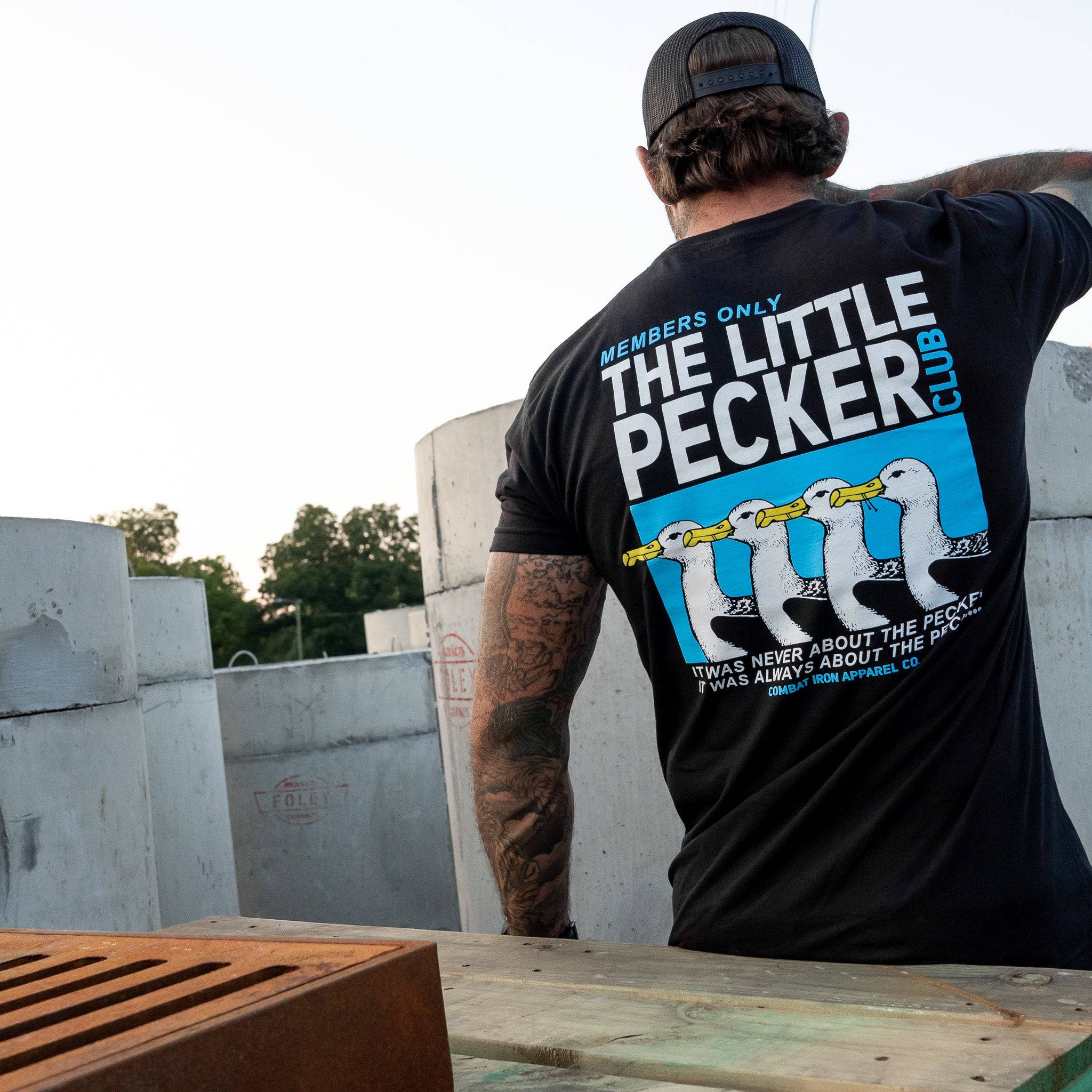 Little Pecker Club Only Members Men's T-Shirt - Image 6