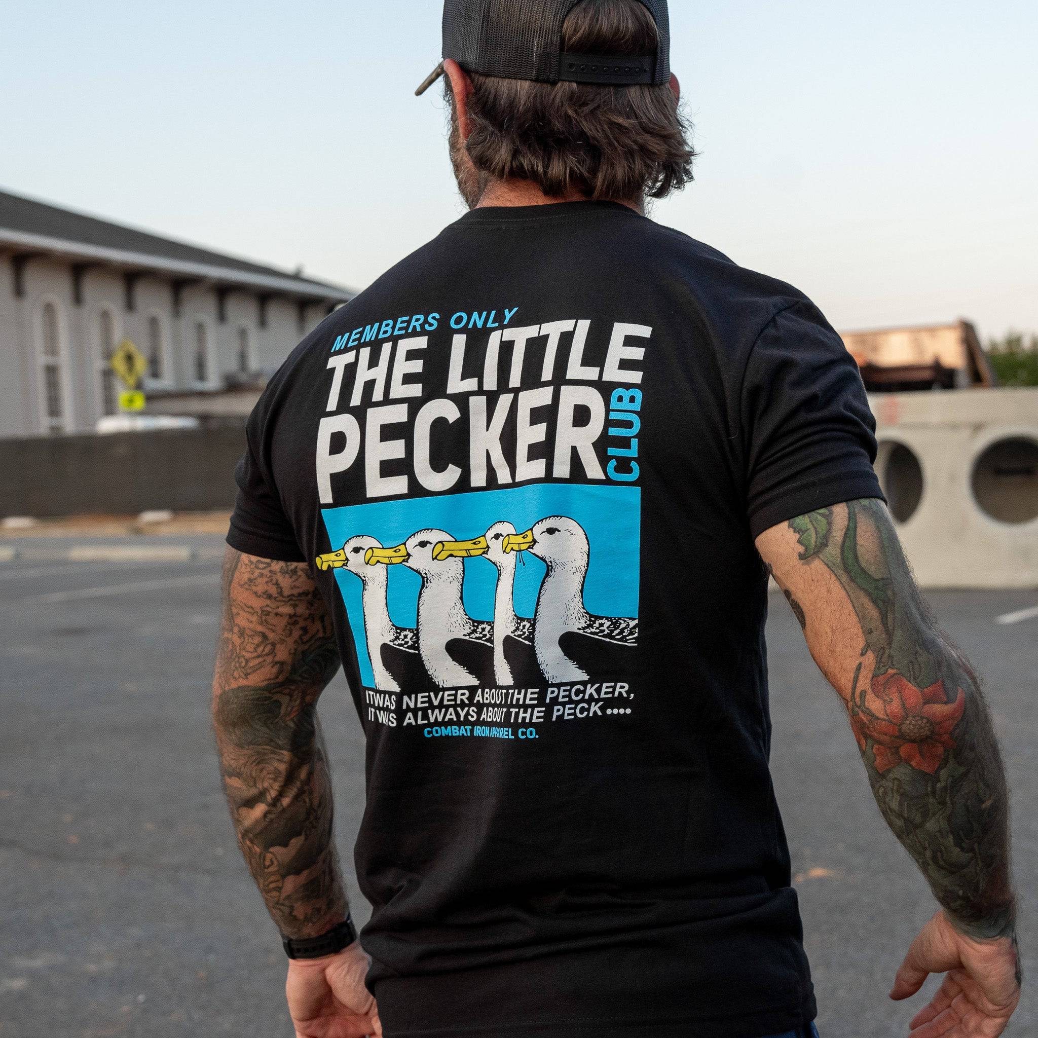 Little Pecker Club Only Members Men's T-Shirt - Image 7