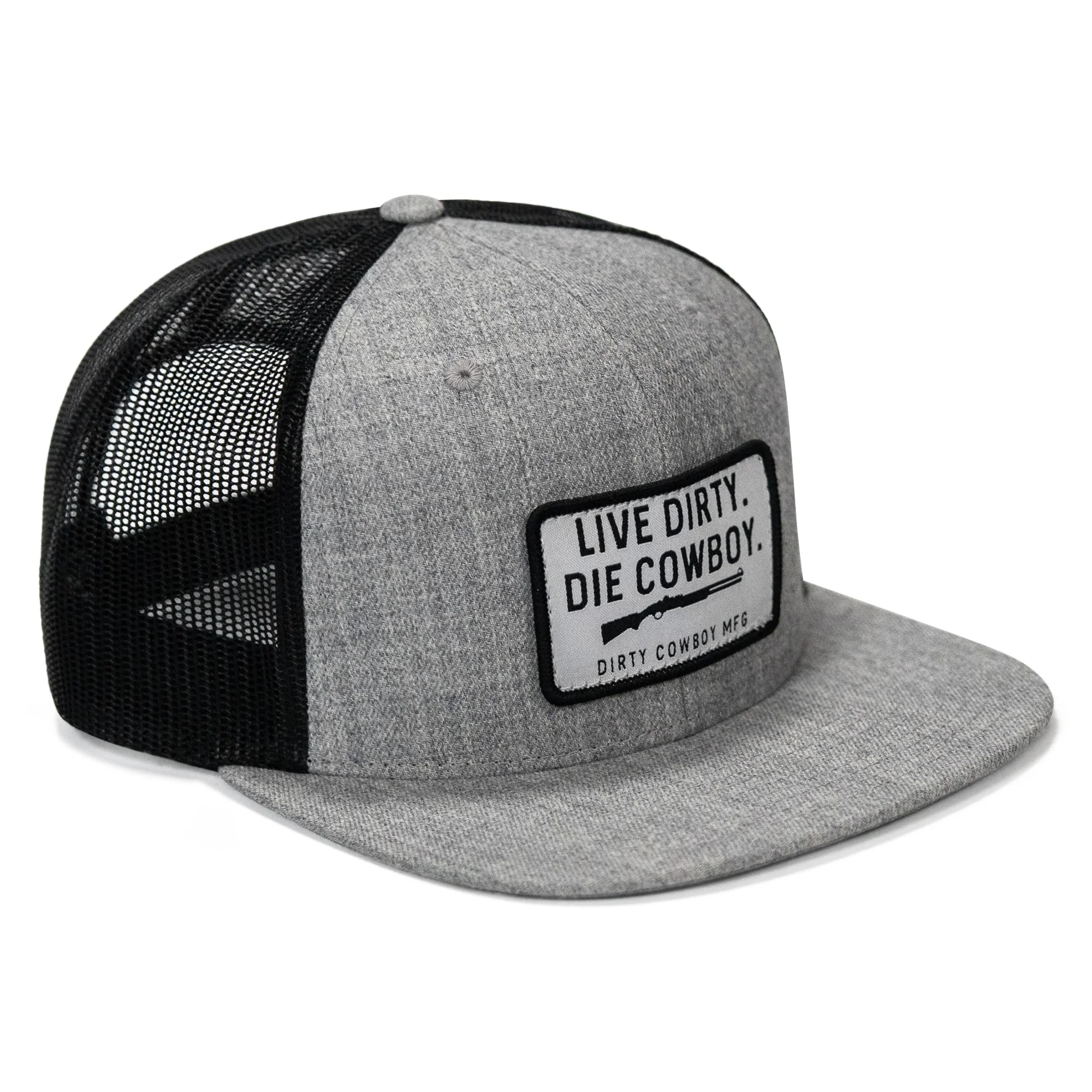 Live Dirty. Die Cowboy. Flatbill SnapBack - Image 22