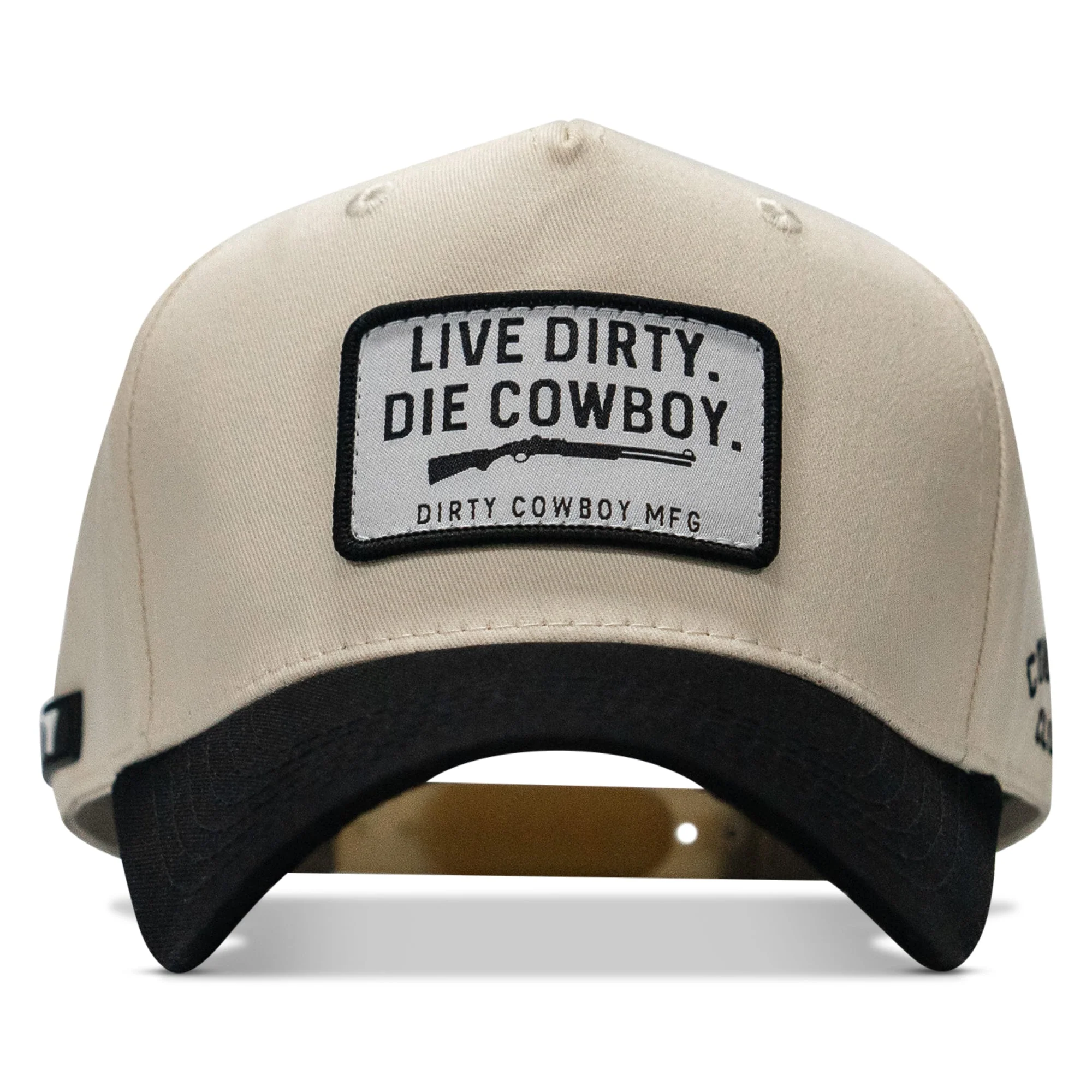 Live Dirty. Die Cowboy Patch 5 Panel Workhorse Snapback