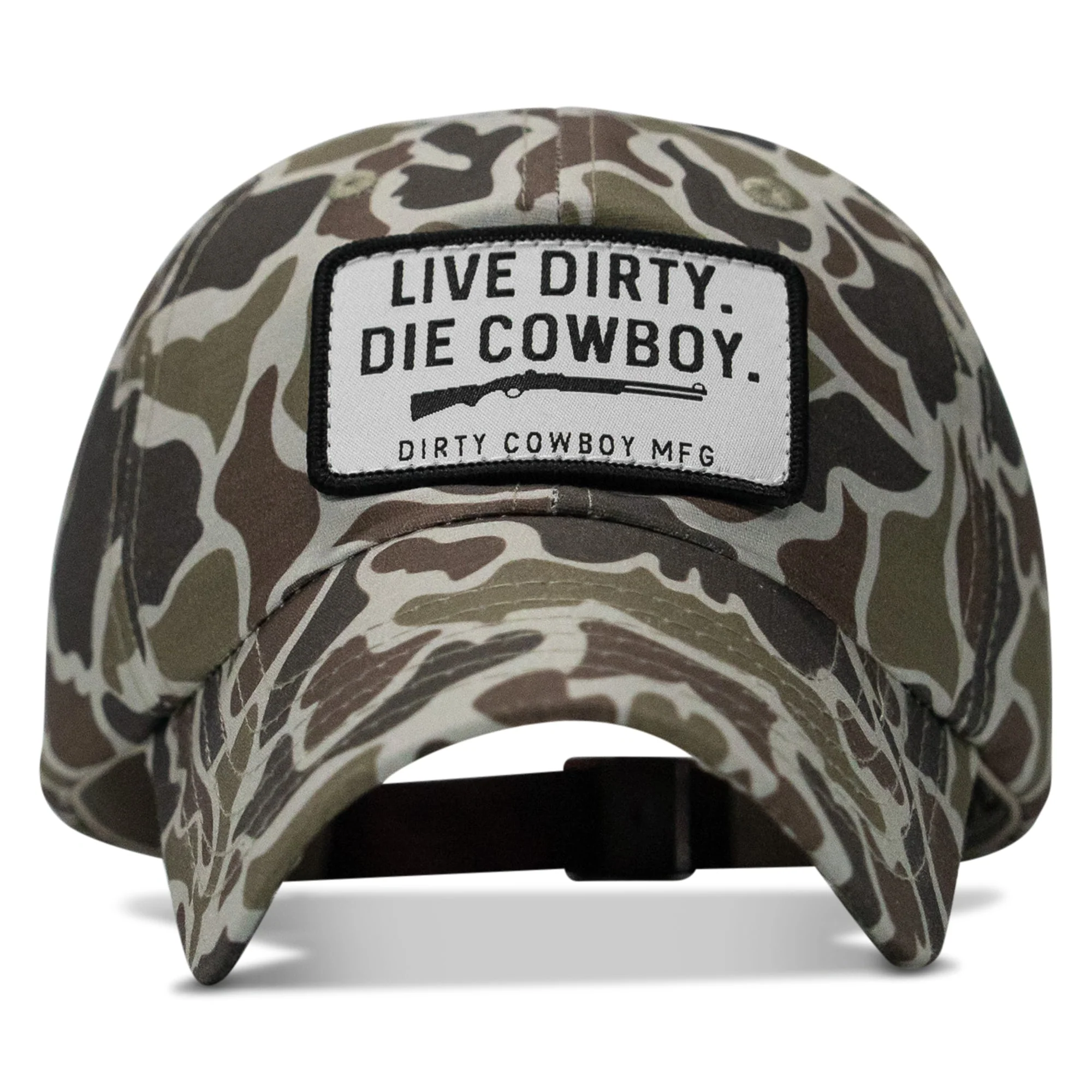 Live Dirty. Die Cowboy Patch Ripstop Hat