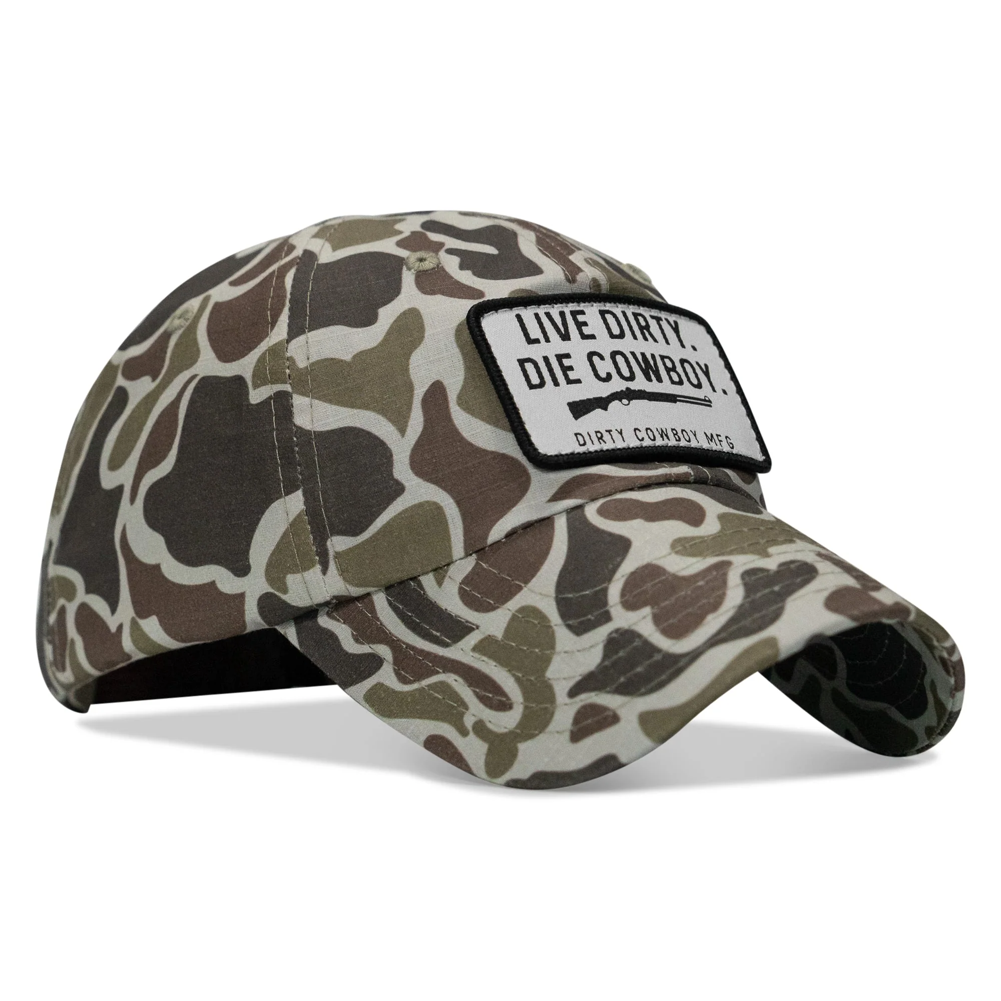 Live Dirty. Die Cowboy Patch Ripstop Hat - Image 3