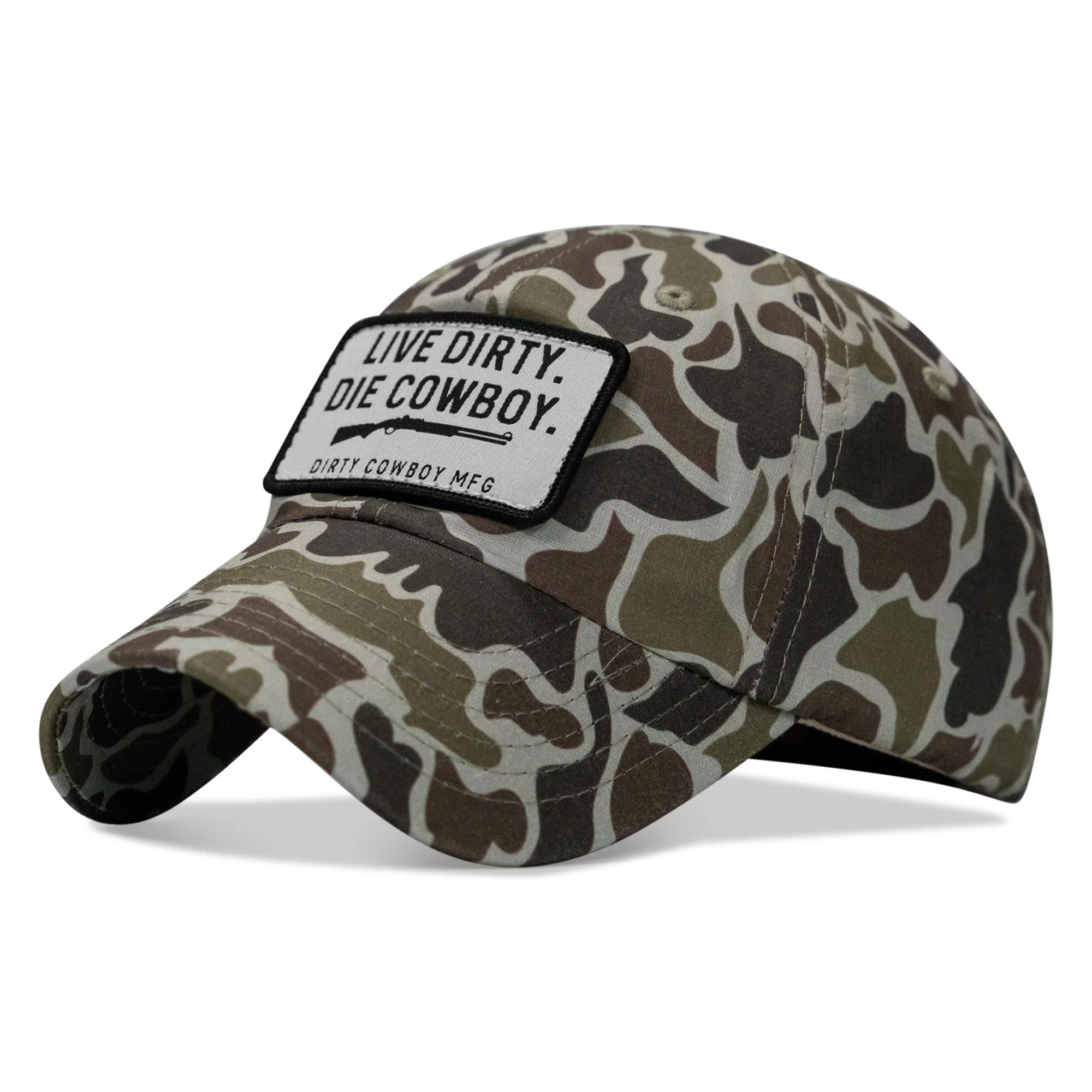 Live Dirty. Die Cowboy Patch Ripstop Hat - Image 5