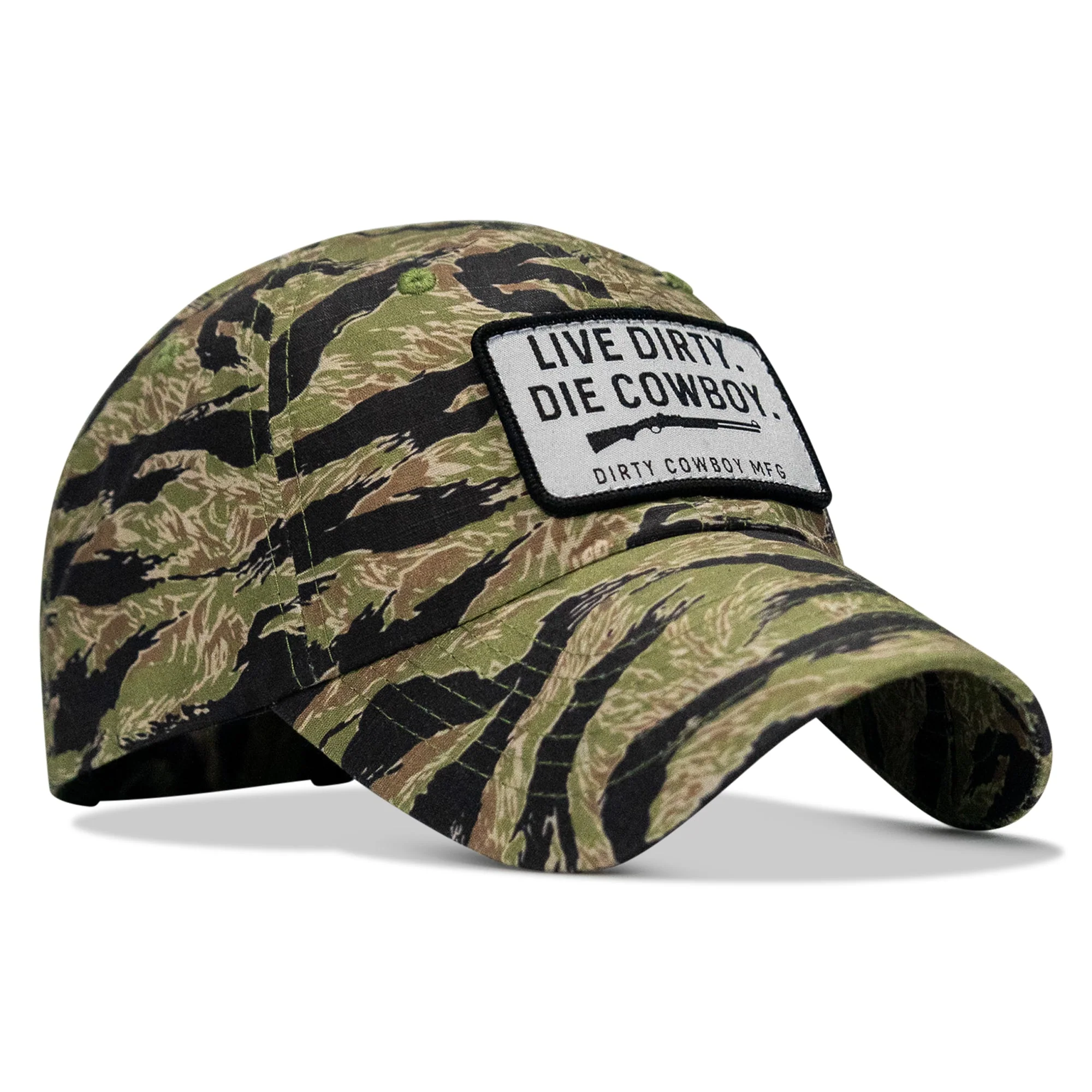 Live Dirty. Die Cowboy Patch Ripstop Hat - Image 8