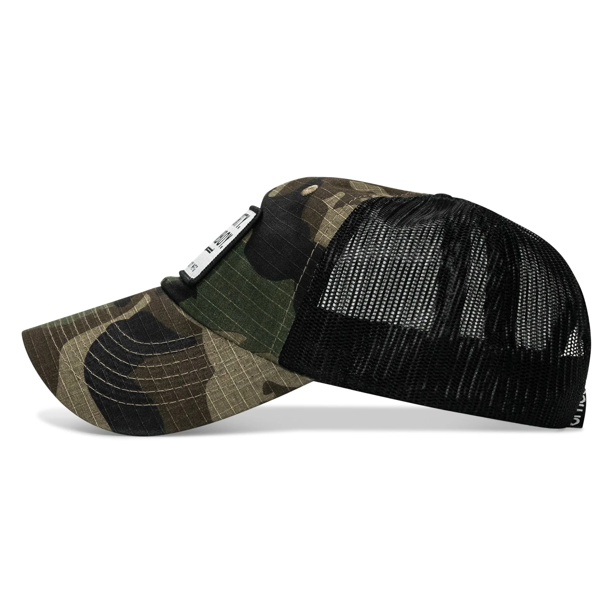 Live Dirty. Die Cowboy Patch Tactical Ripstop Mesh Snapback Hat - Image 14