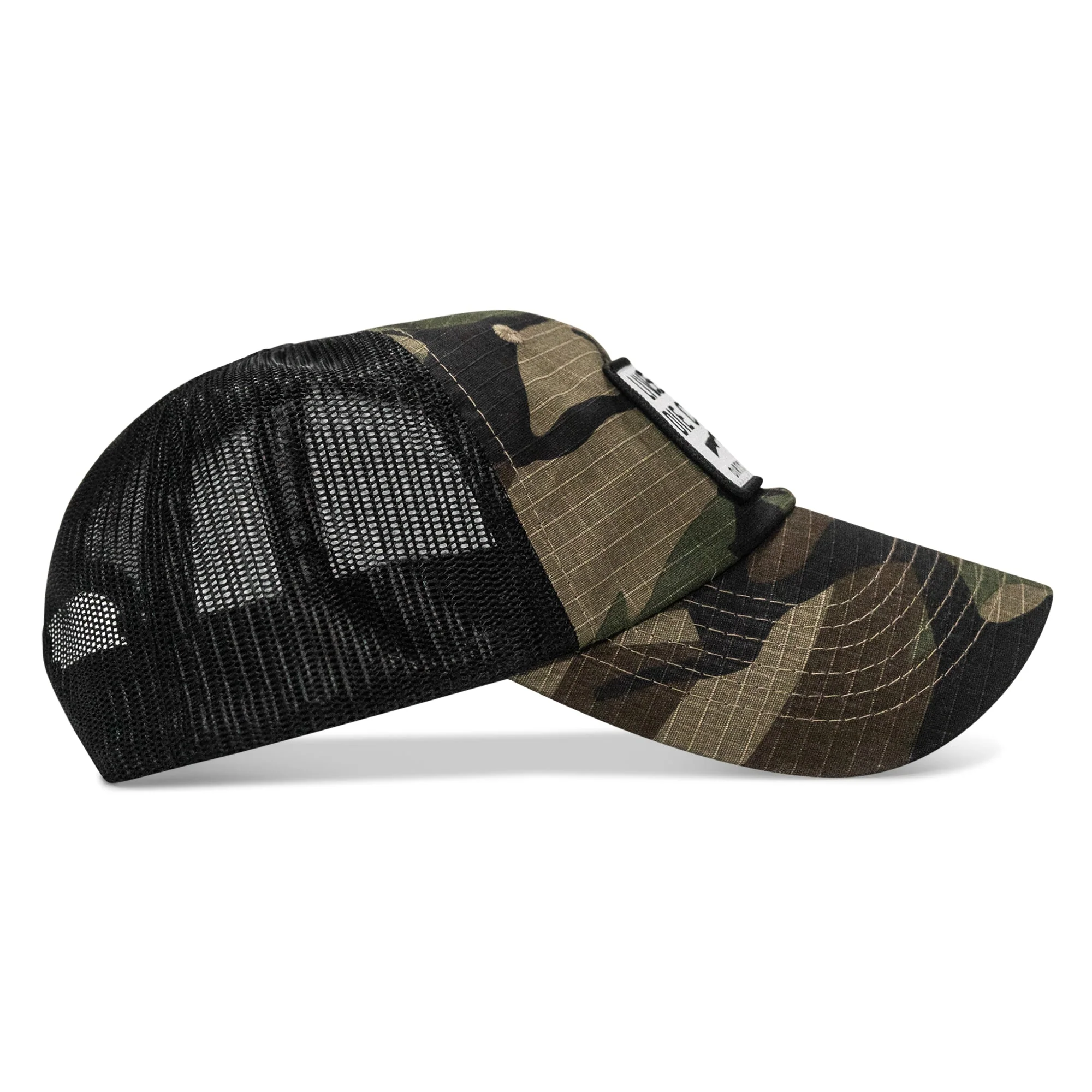 Live Dirty. Die Cowboy Patch Tactical Ripstop Mesh Snapback Hat - Image 15
