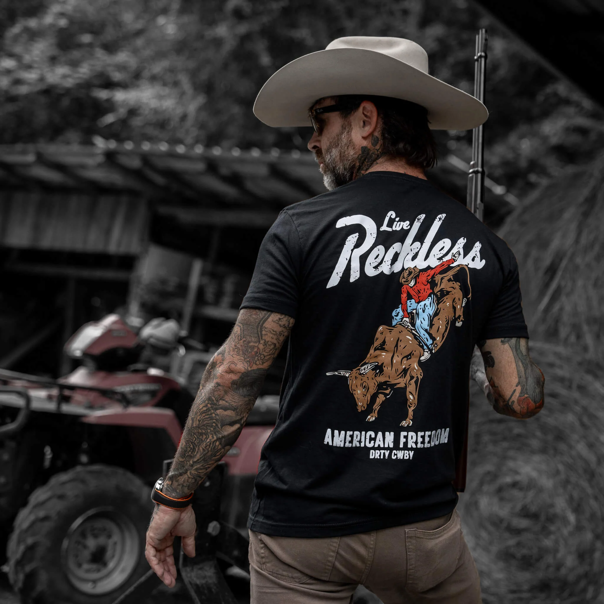 Live Reckless Men's T-Shirt - Image 5