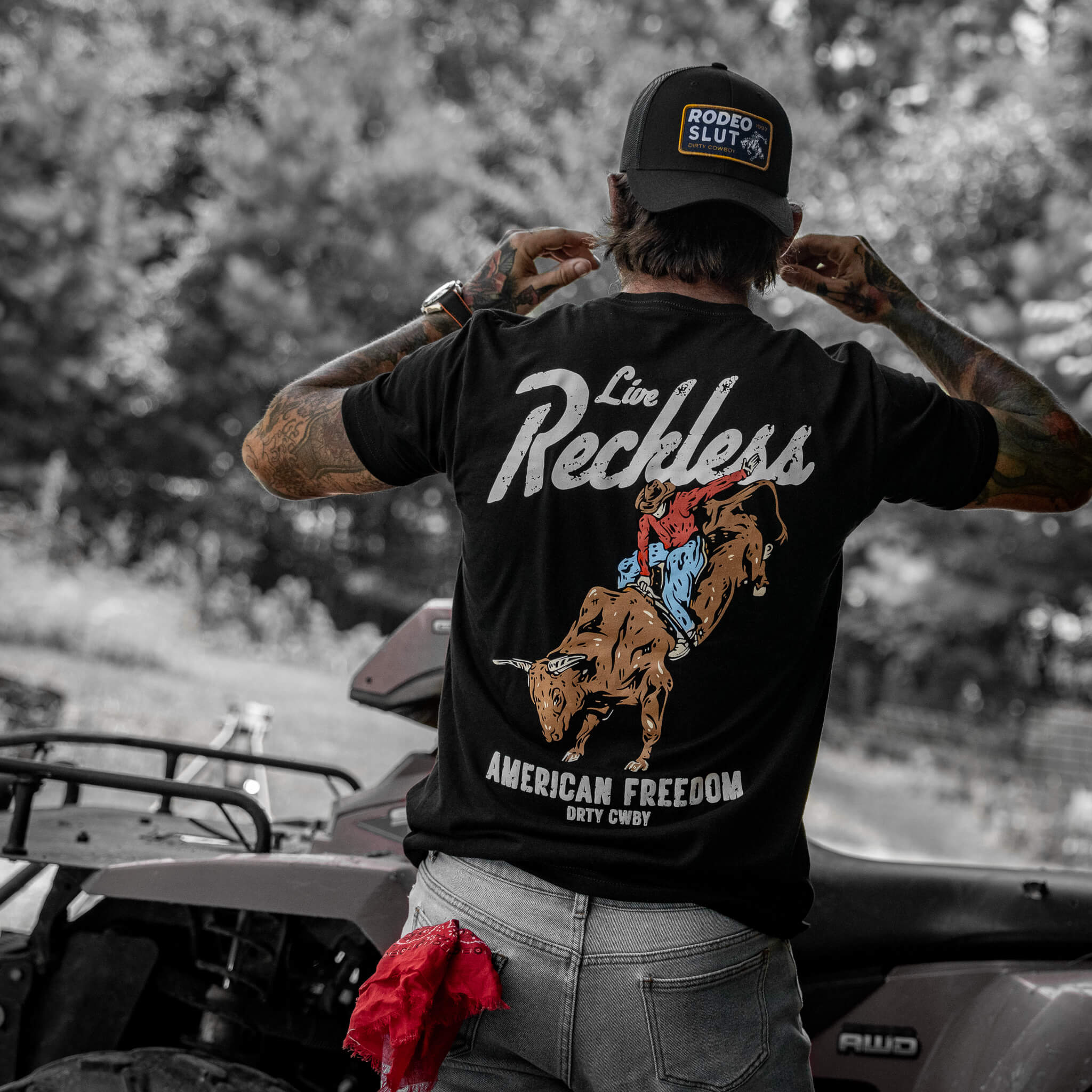 Live Reckless Men's T-Shirt - Image 7