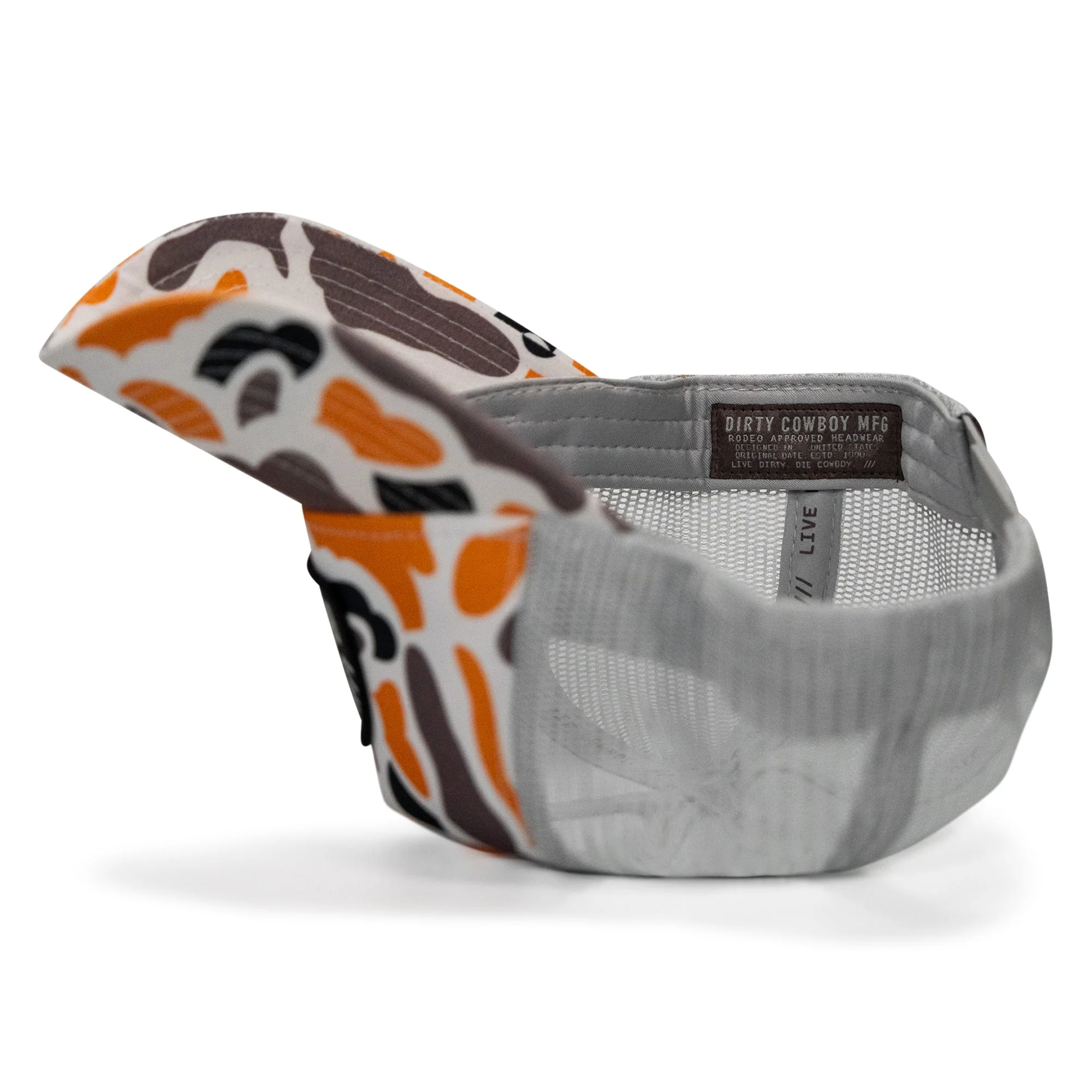 Live Rugged. Die Ruthless Five Panel Mesh Snapback Hat - Image 9