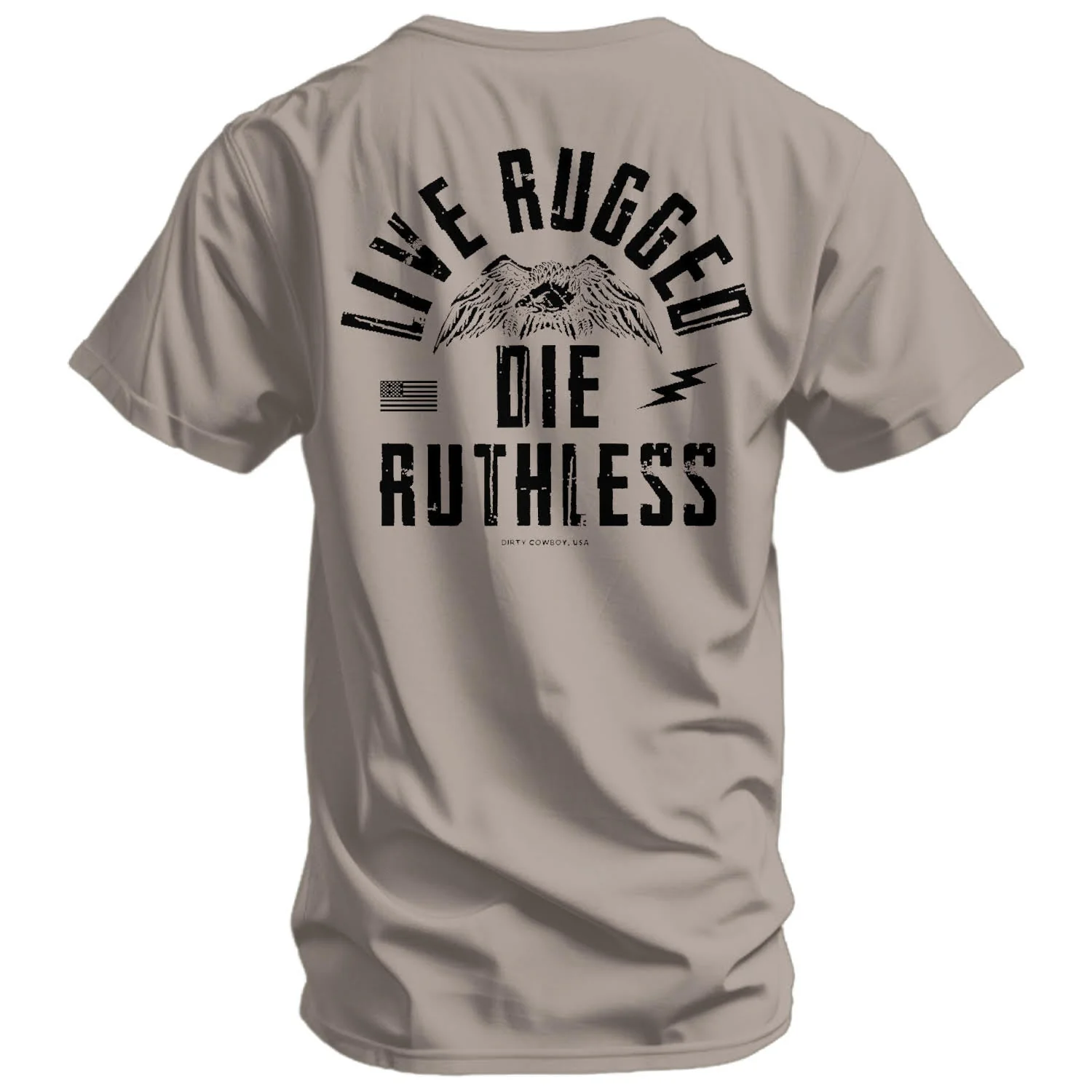 Live Rugged Die Ruthless Men's T-Shirt - Image 13