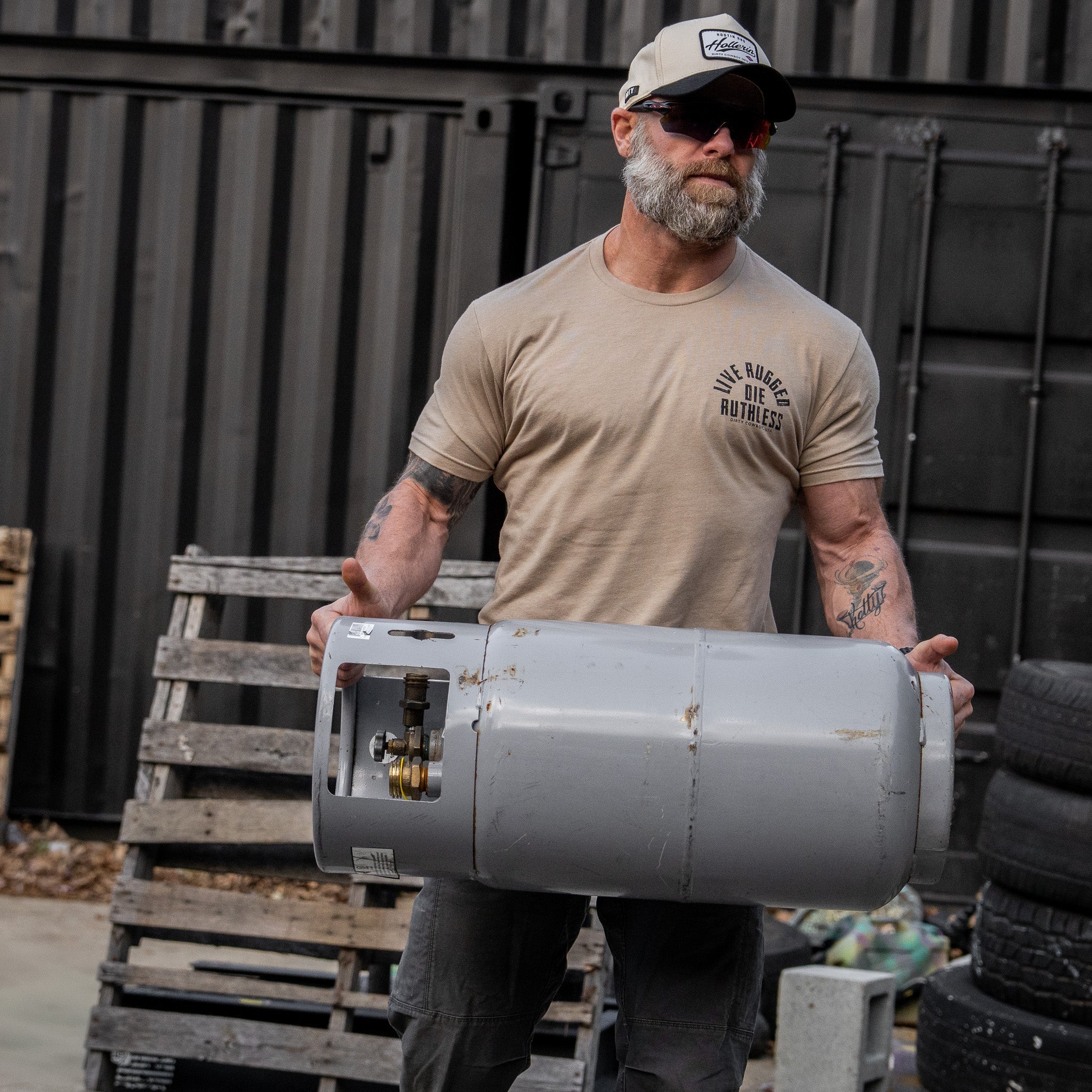 Live Rugged Die Ruthless Men's T-Shirt - Image 22