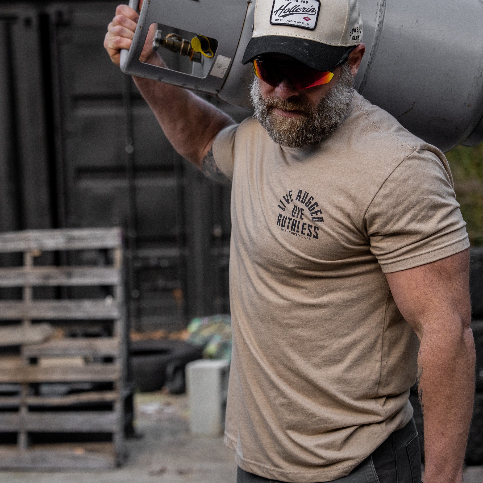 Live Rugged Die Ruthless Men's T-Shirt - Image 24