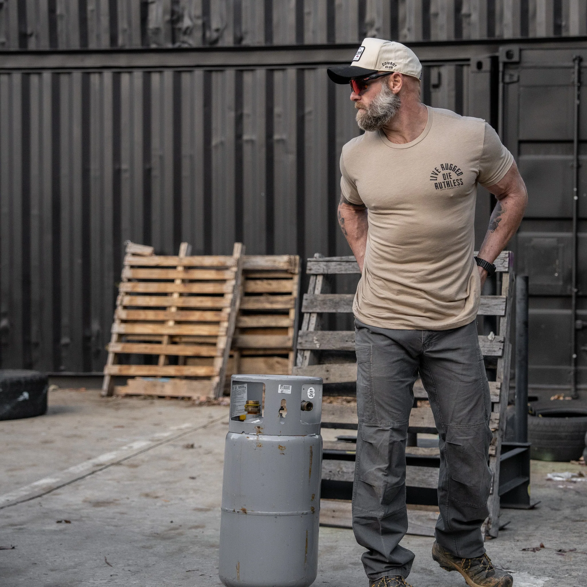 Live Rugged Die Ruthless Men's T-Shirt - Image 25