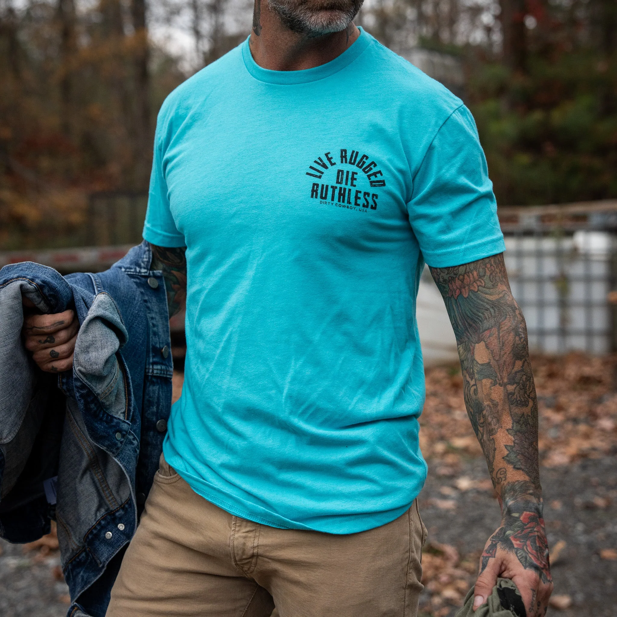 Live Rugged Die Ruthless Men's T-Shirt - Image 34
