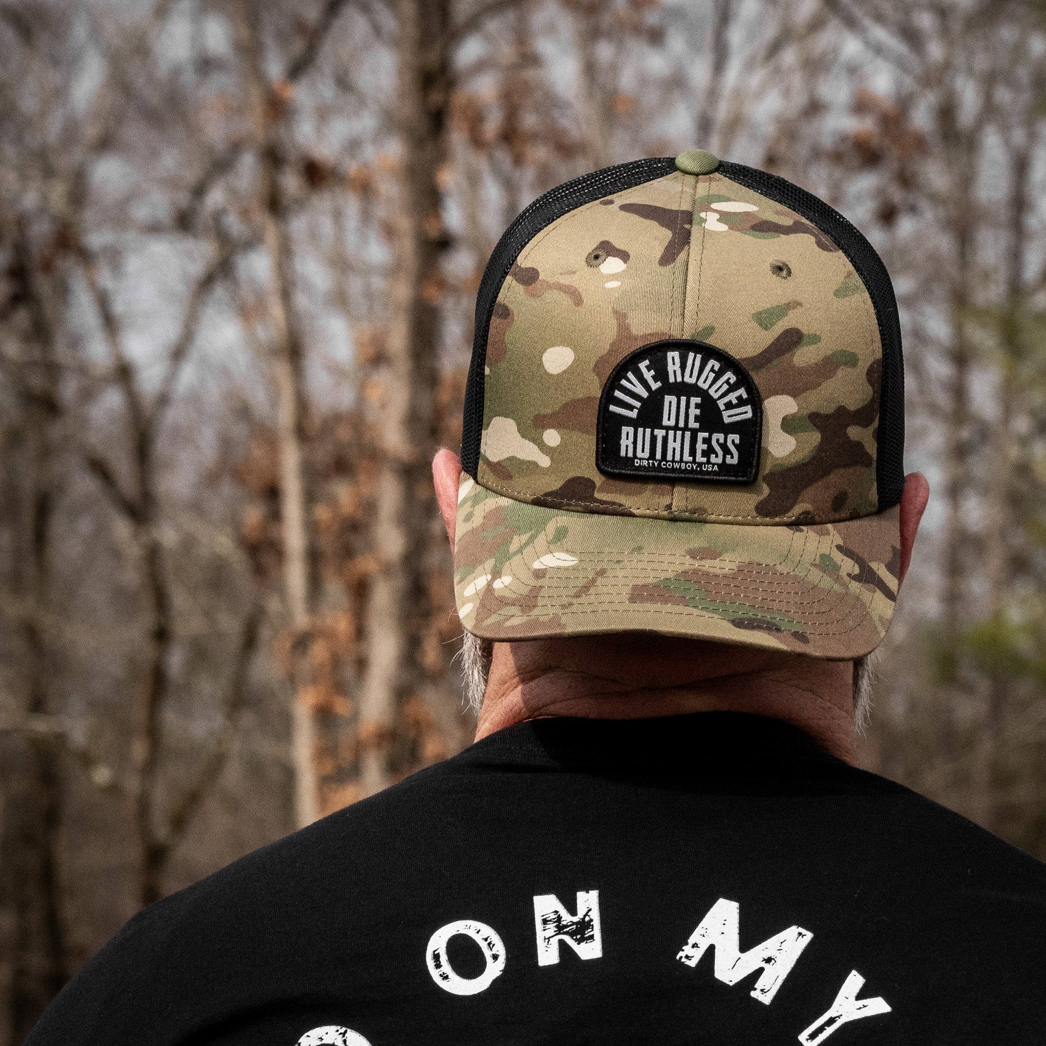 Live Rugged. Die Ruthless Patch Snapback Hat - Image 18