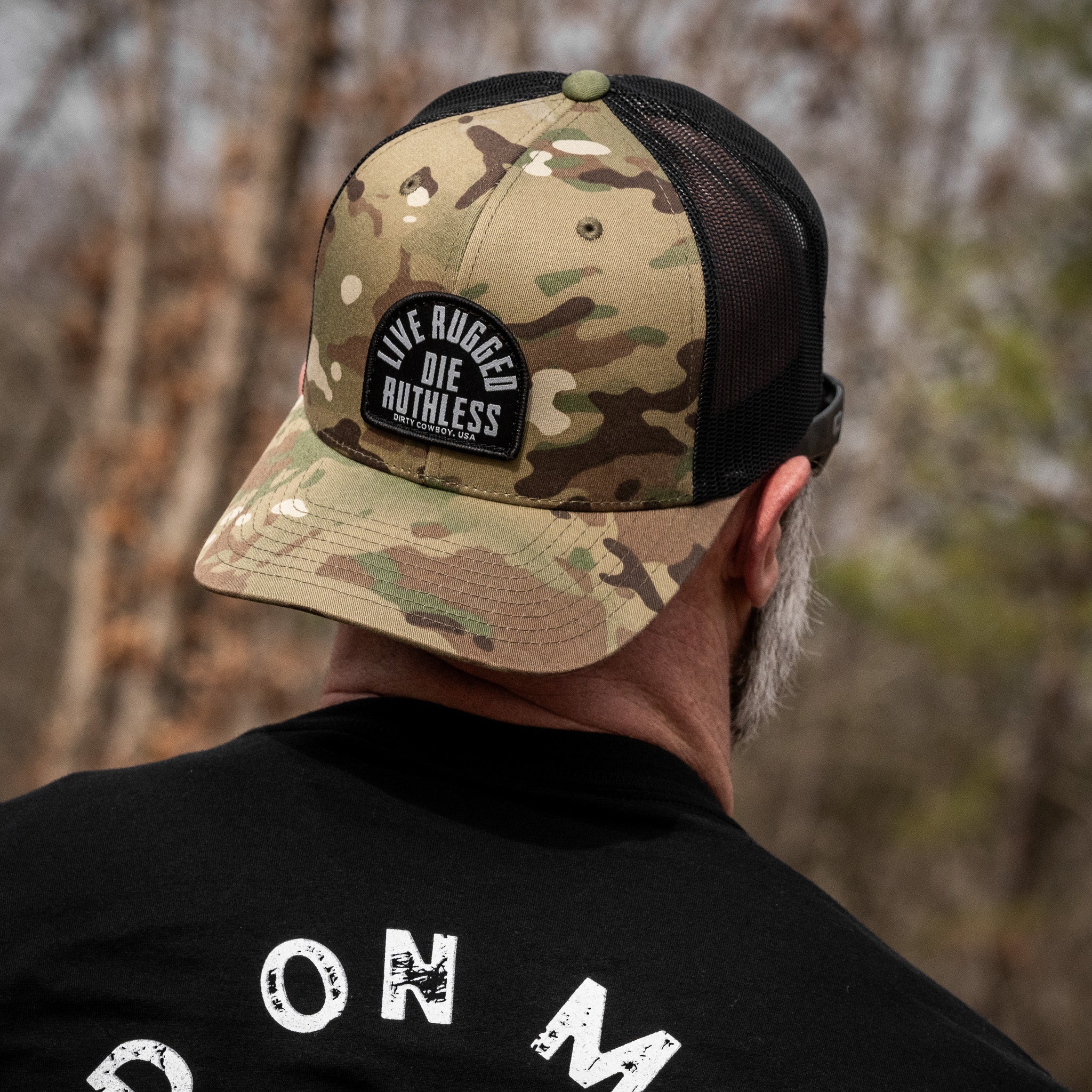 Live Rugged. Die Ruthless Patch Snapback Hat - Image 19