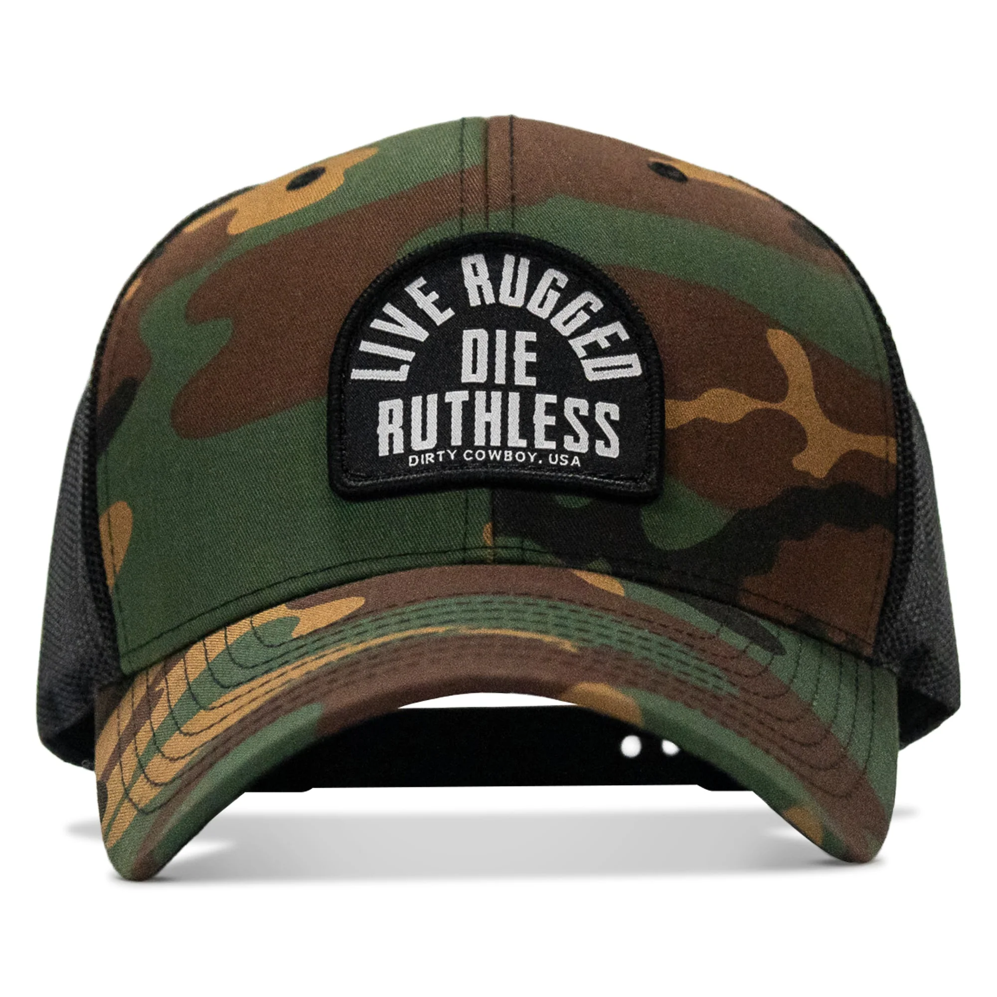 Live Rugged. Die Ruthless Patch Snapback Hat - Image 31