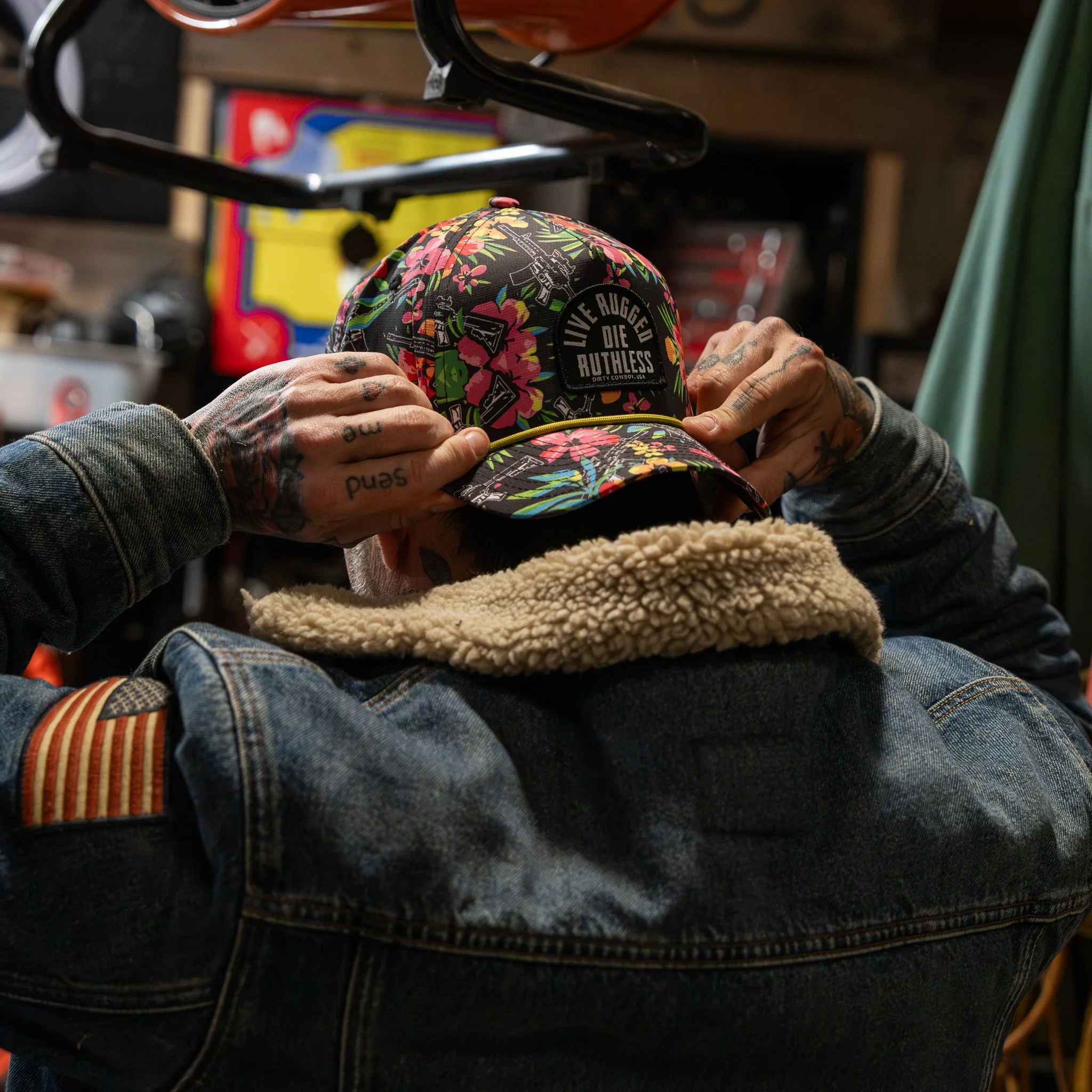 Live Rugged. Die Ruthless Patch Weekender Snapback - Image 7