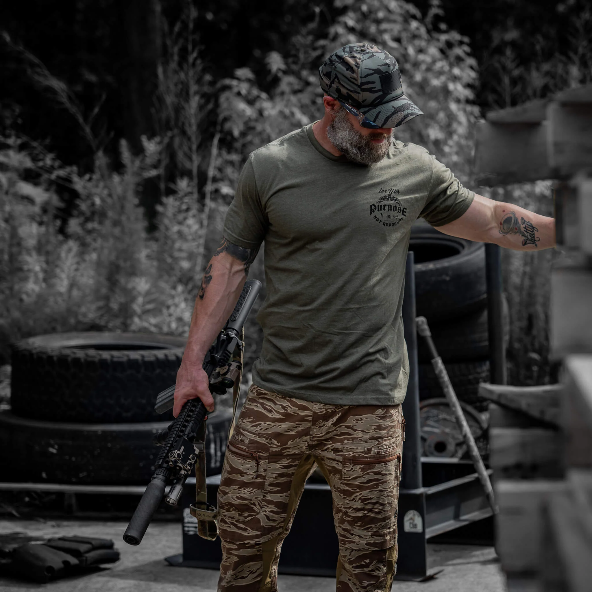 Live With Purpose. Not Approval Men's T-Shirt - Image 12