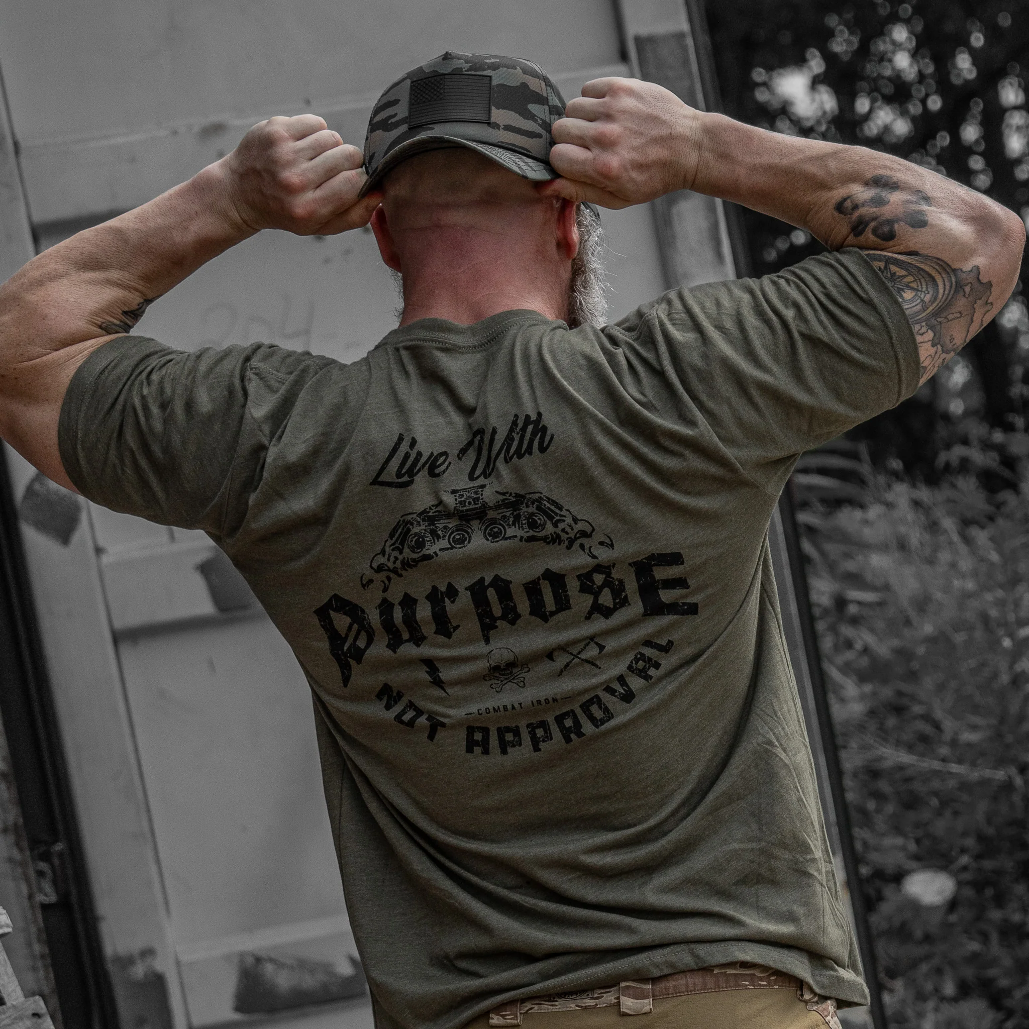 Live With Purpose. Not Approval Men's T-Shirt - Image 13