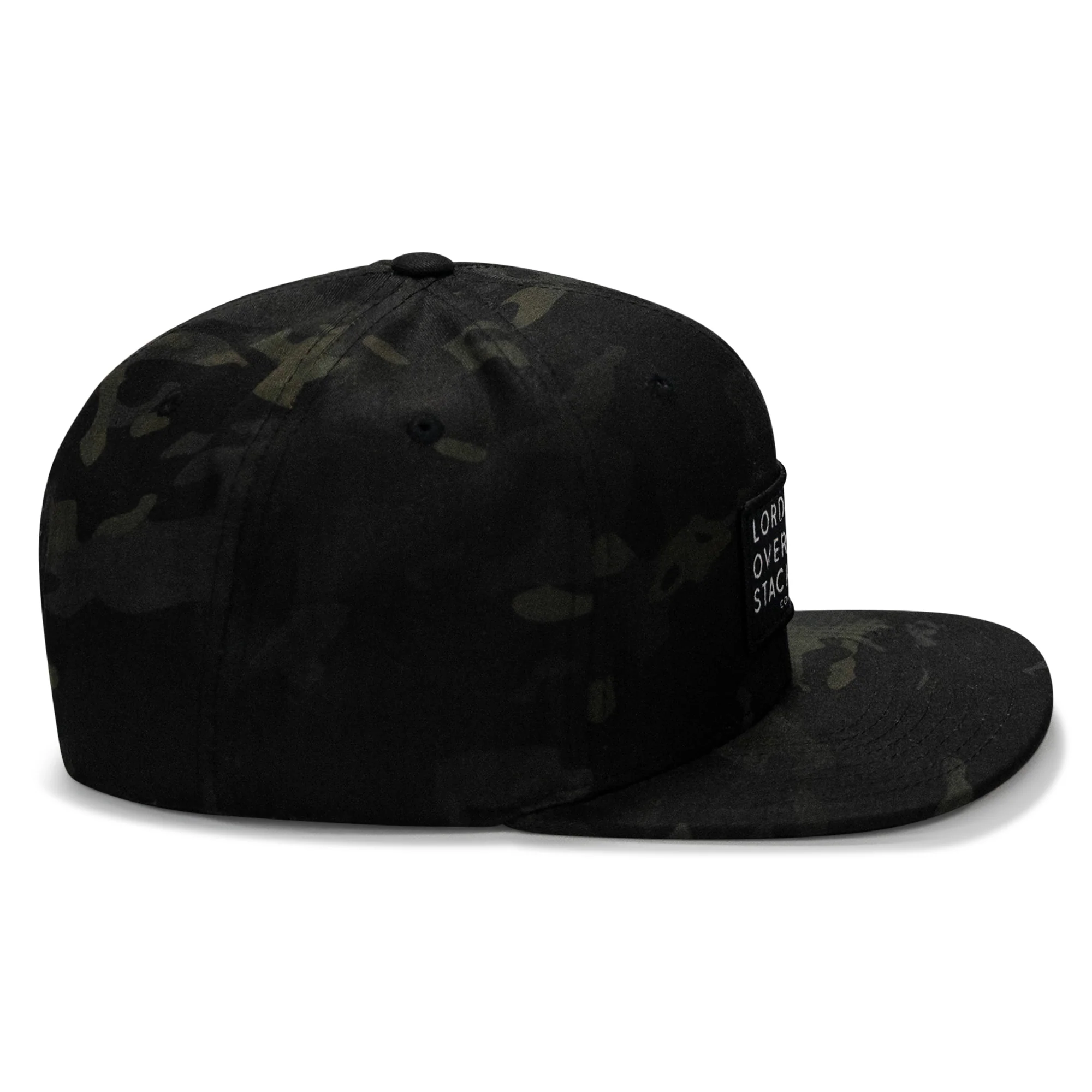 Lord Watch Over Me As I Stack Bodies Patch Flatbill SnapBack Hat - Image 20