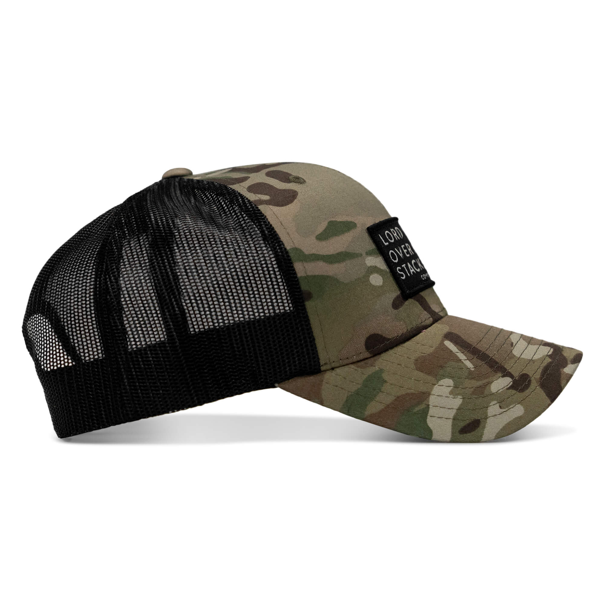 Lord Watch Over Me As I Stack Bodies Patch Snapback Hat - Image 13
