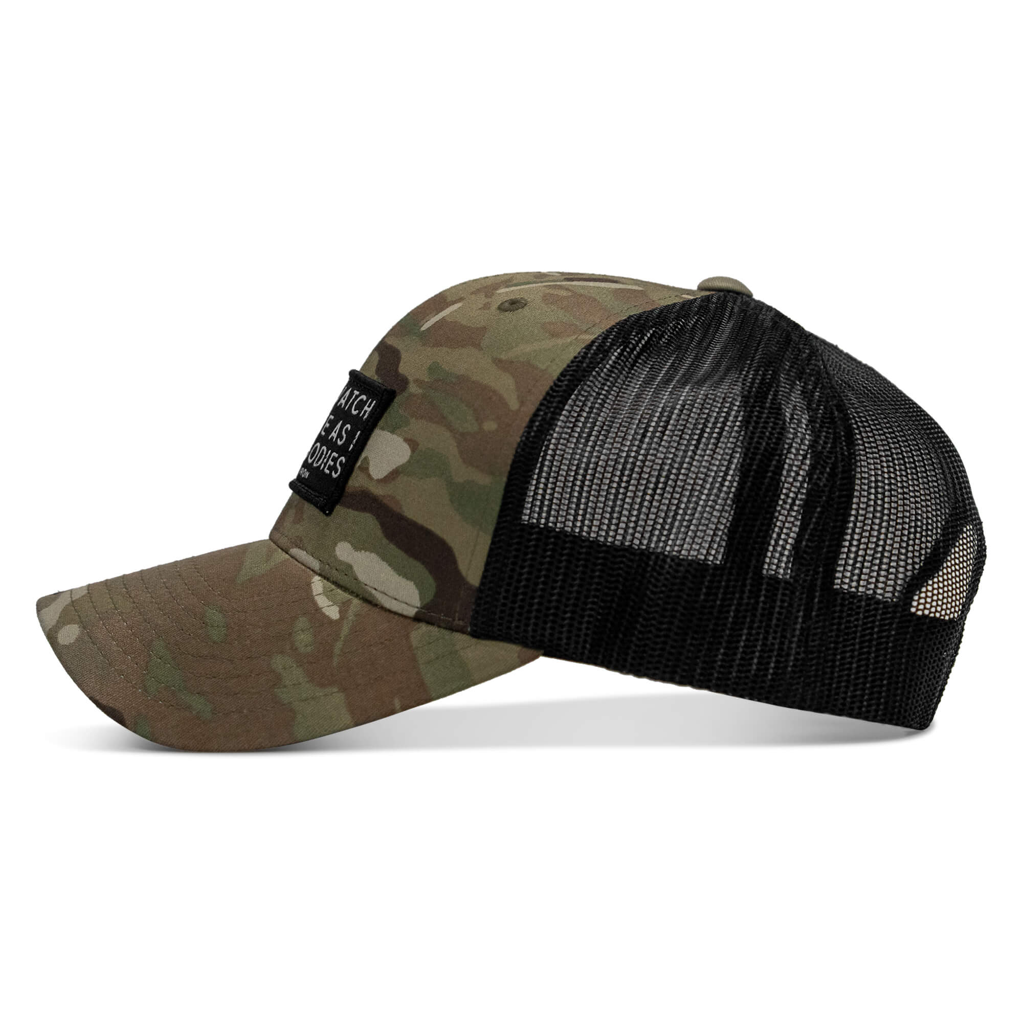 Lord Watch Over Me As I Stack Bodies Patch Snapback Hat - Image 14