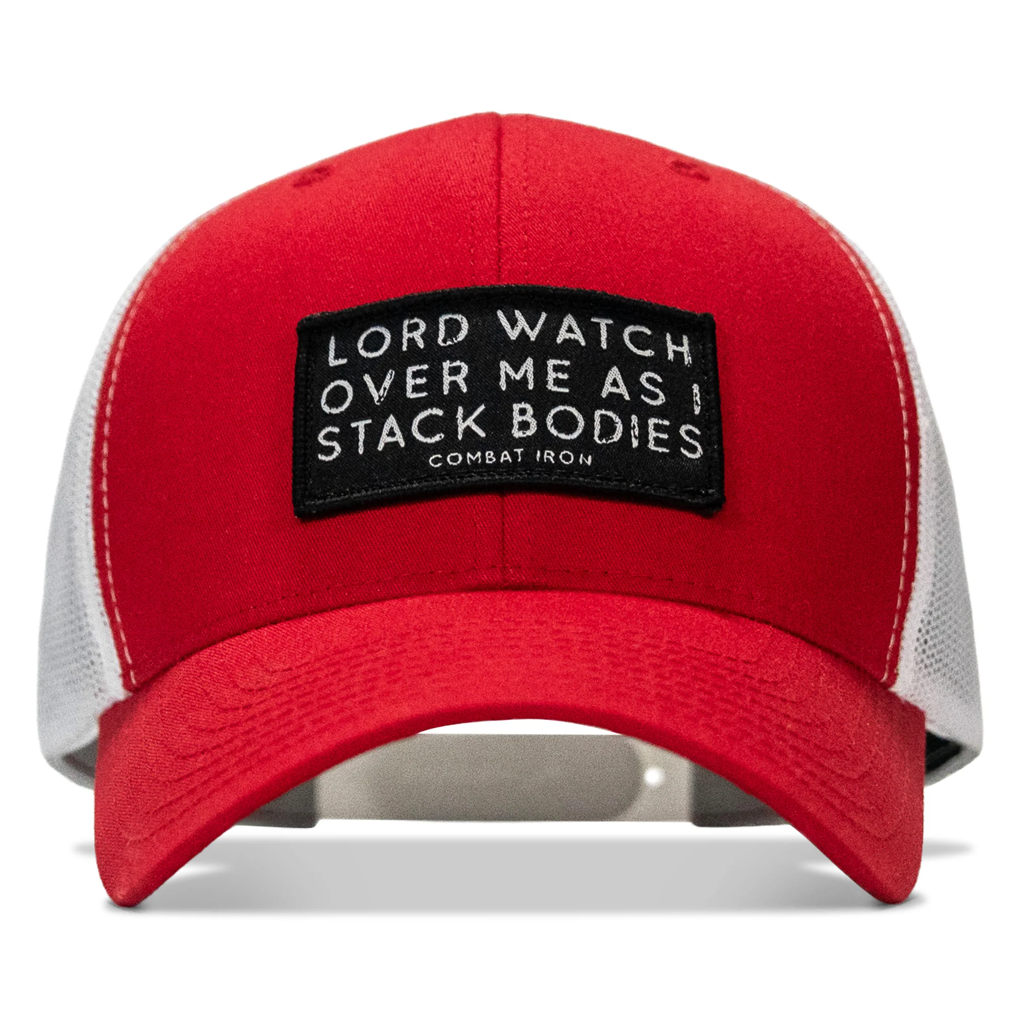 Lord Watch Over Me As I Stack Bodies Patch Snapback Hat - Image 25