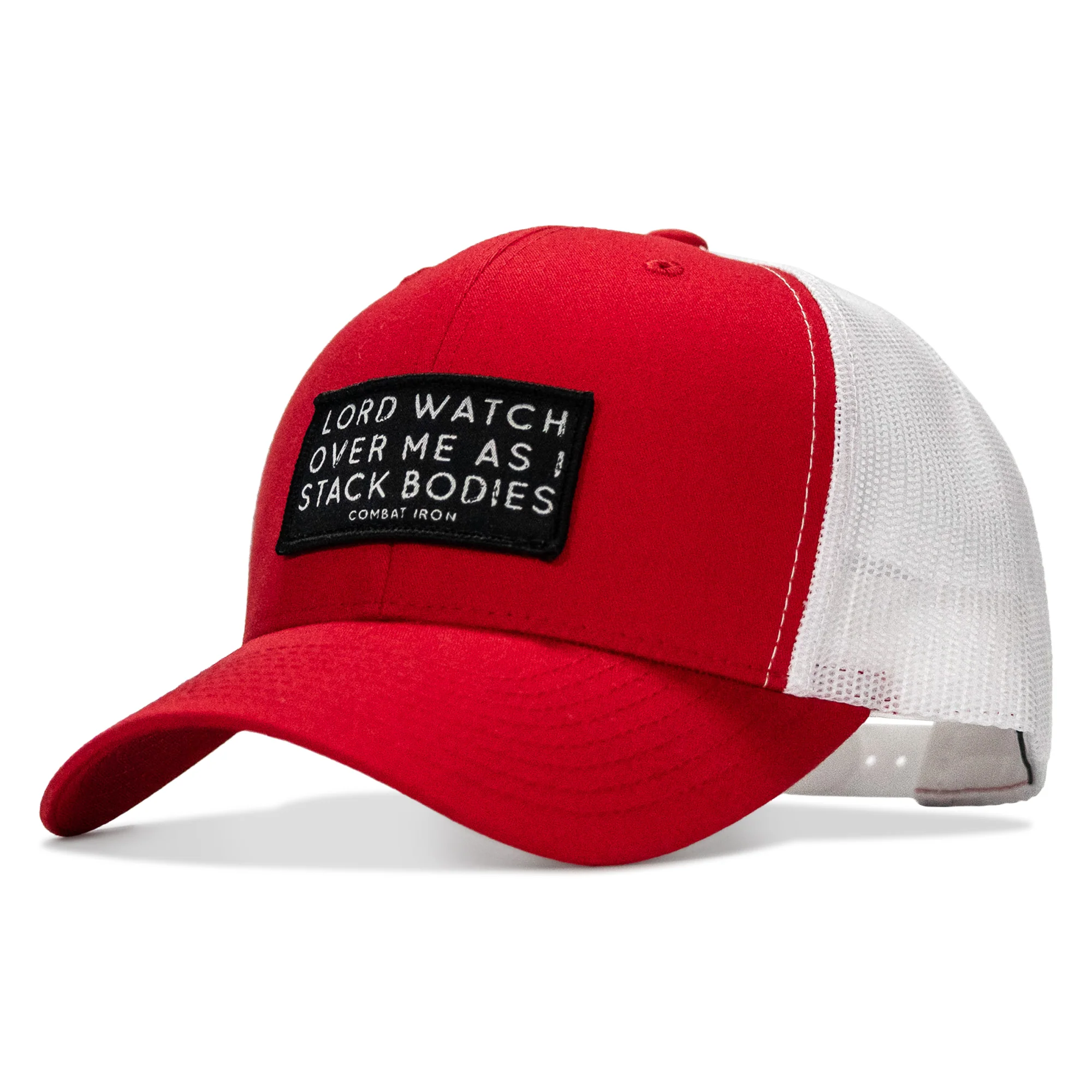 Lord Watch Over Me As I Stack Bodies Patch Snapback Hat - Image 26