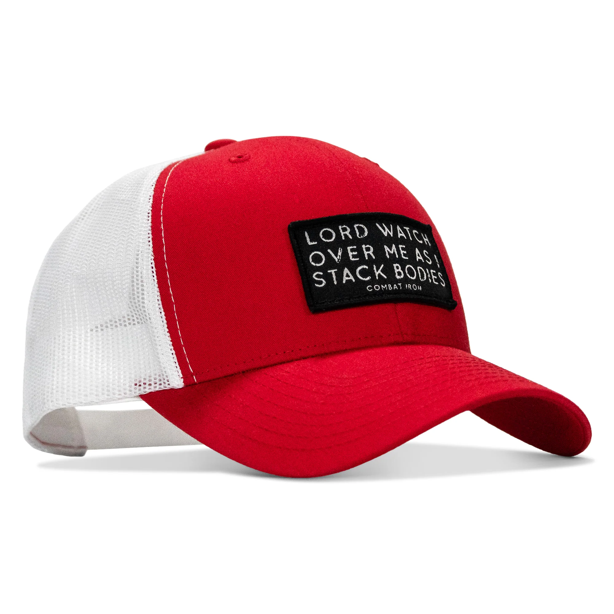 Lord Watch Over Me As I Stack Bodies Patch Snapback Hat - Image 27