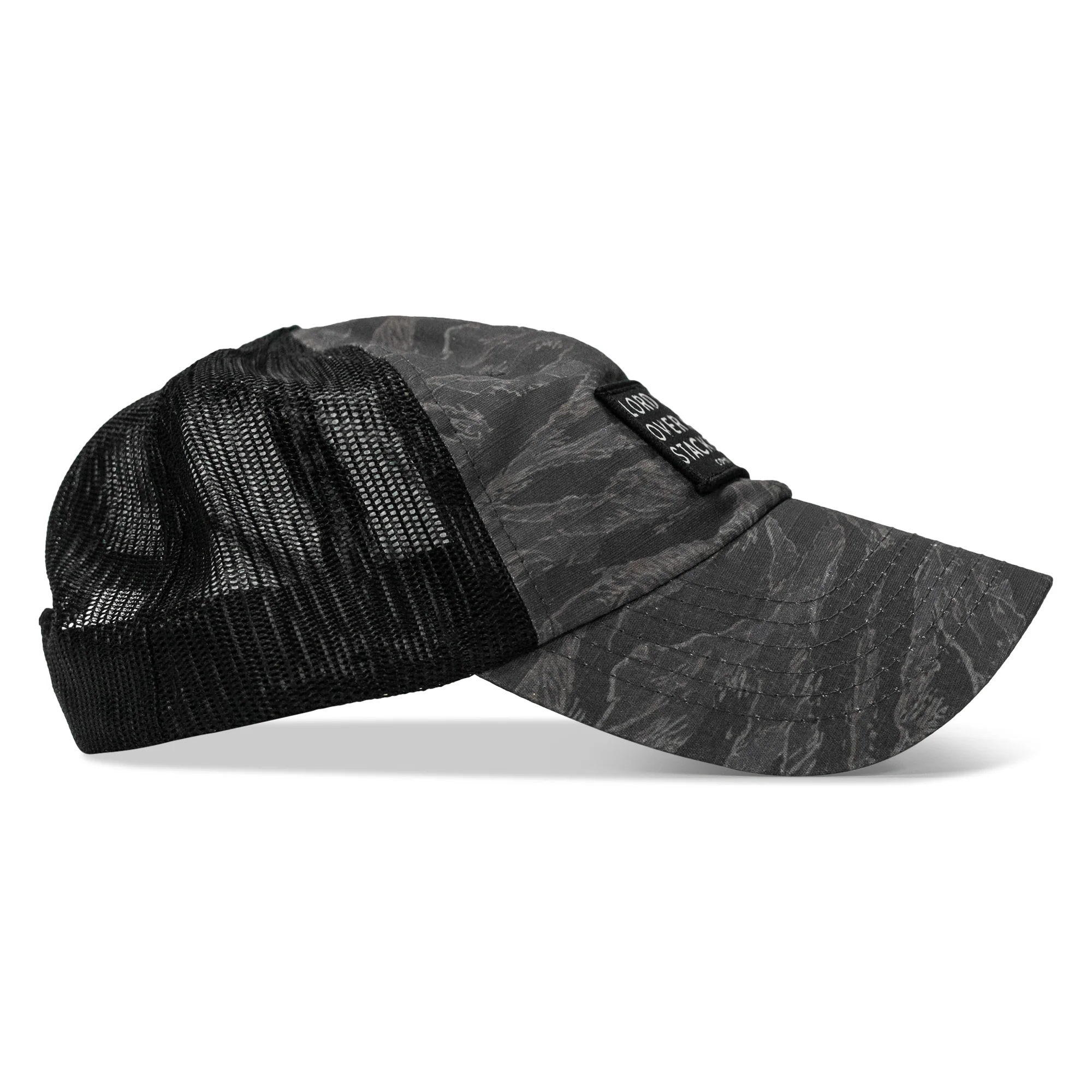 Lord Watch Over Me As I Stack Bodies Patch Tactical Ripstop Mesh Snapback Hat - Image 17