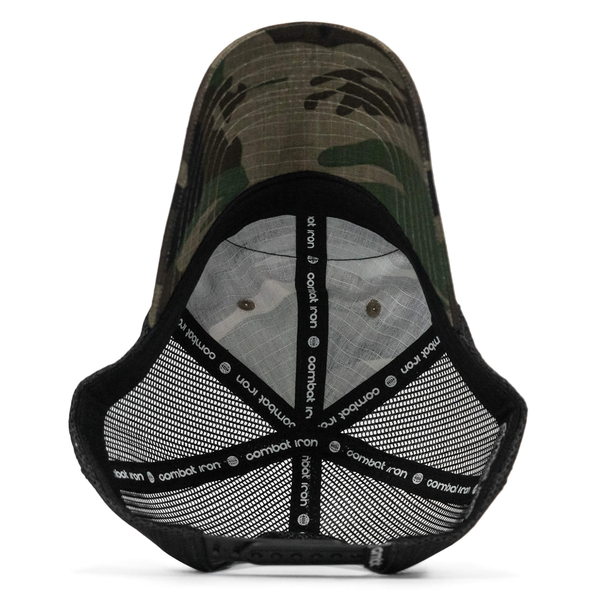 Lord Watch Over Me As I Stack Bodies Patch Tactical Ripstop Mesh Snapback Hat - Image 5