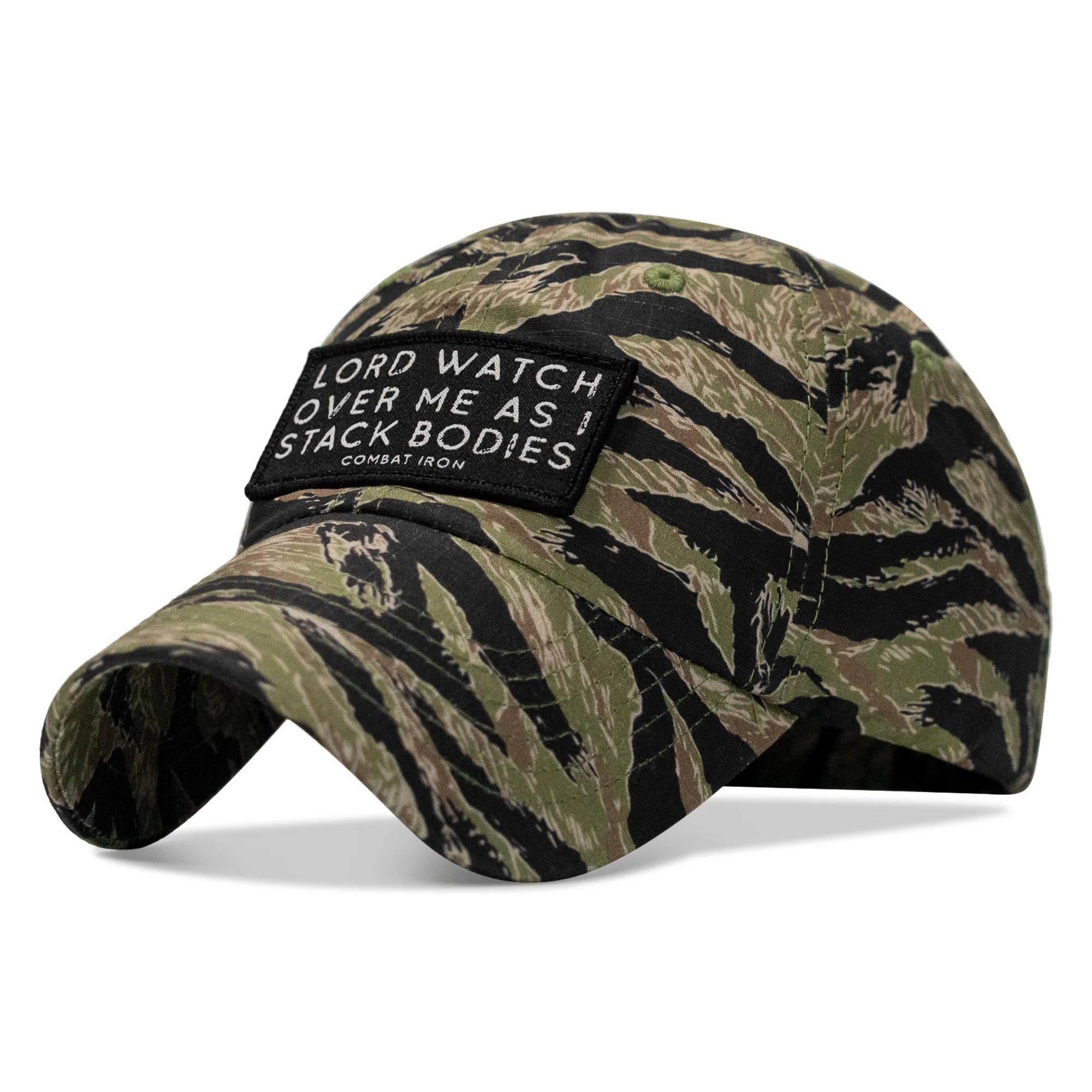 Lord Watch Over Me As I Stack Bodies Patch Tactical Ripstop Mesh Snapback Hat - Image 56