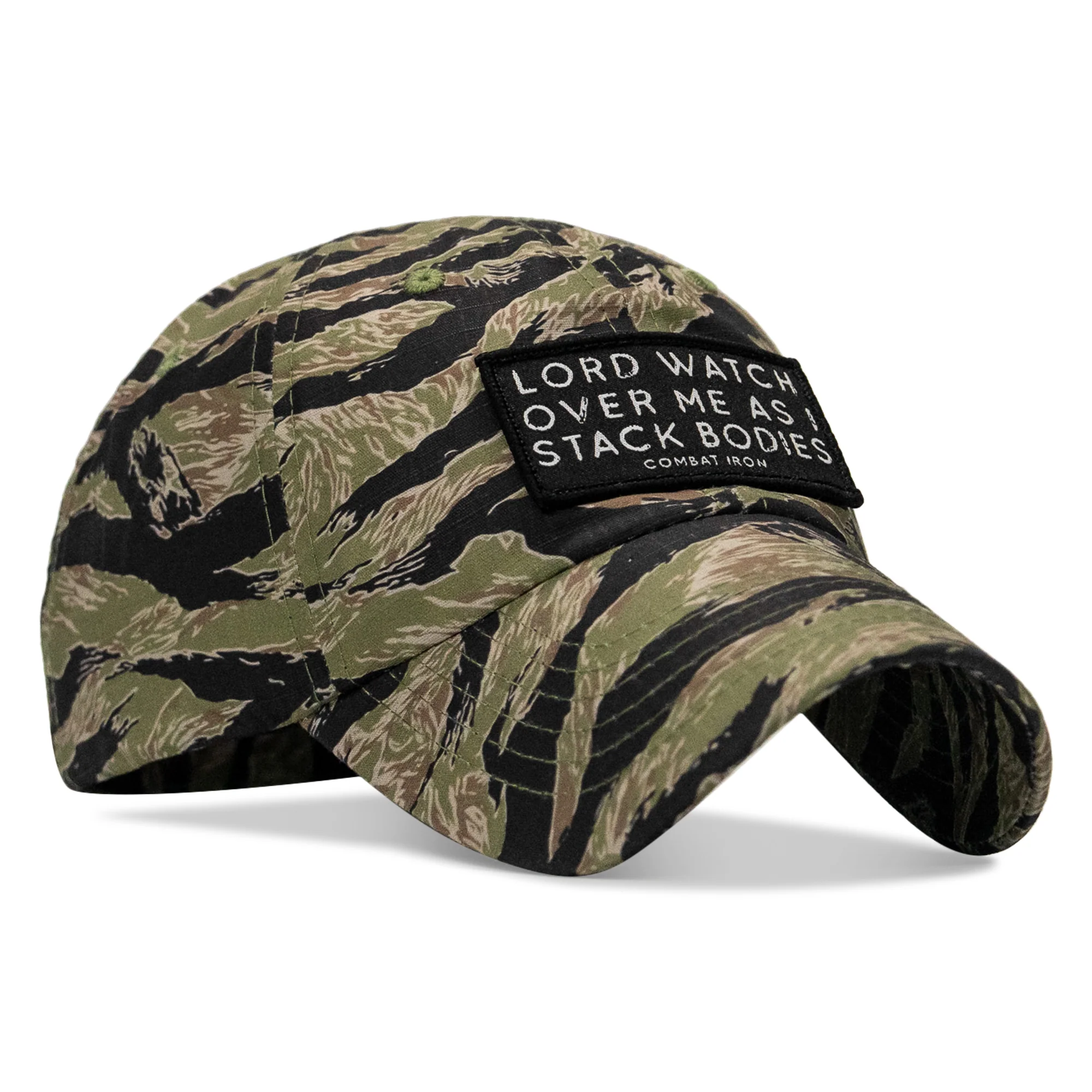 Lord Watch Over Me As I Stack Bodies Patch Tactical Ripstop Mesh Snapback Hat - Image 57