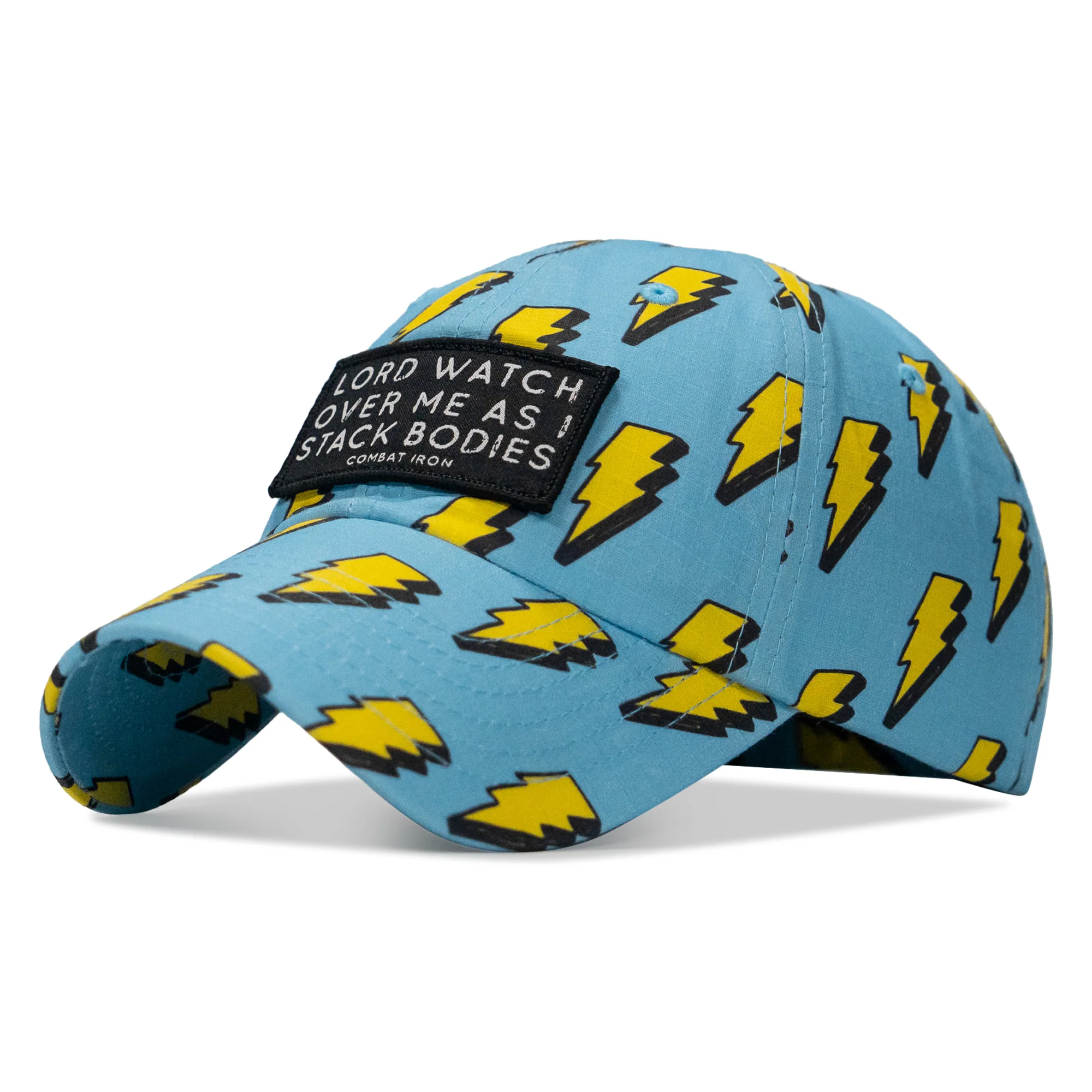 Lord Watch Over Me As I Stack Bodies Patch Tactical Ripstop Mesh Snapback Hat - Image 69