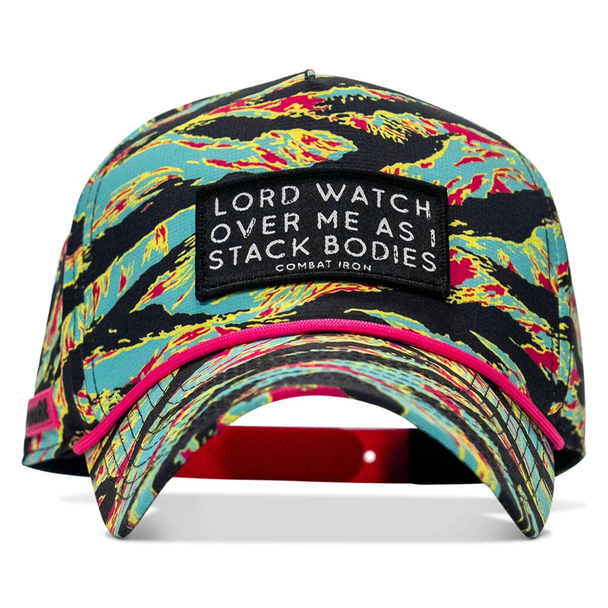 Lord Watch Over Me As I Stack Bodies Patch Waterproof Weekender Snapback - Image 20