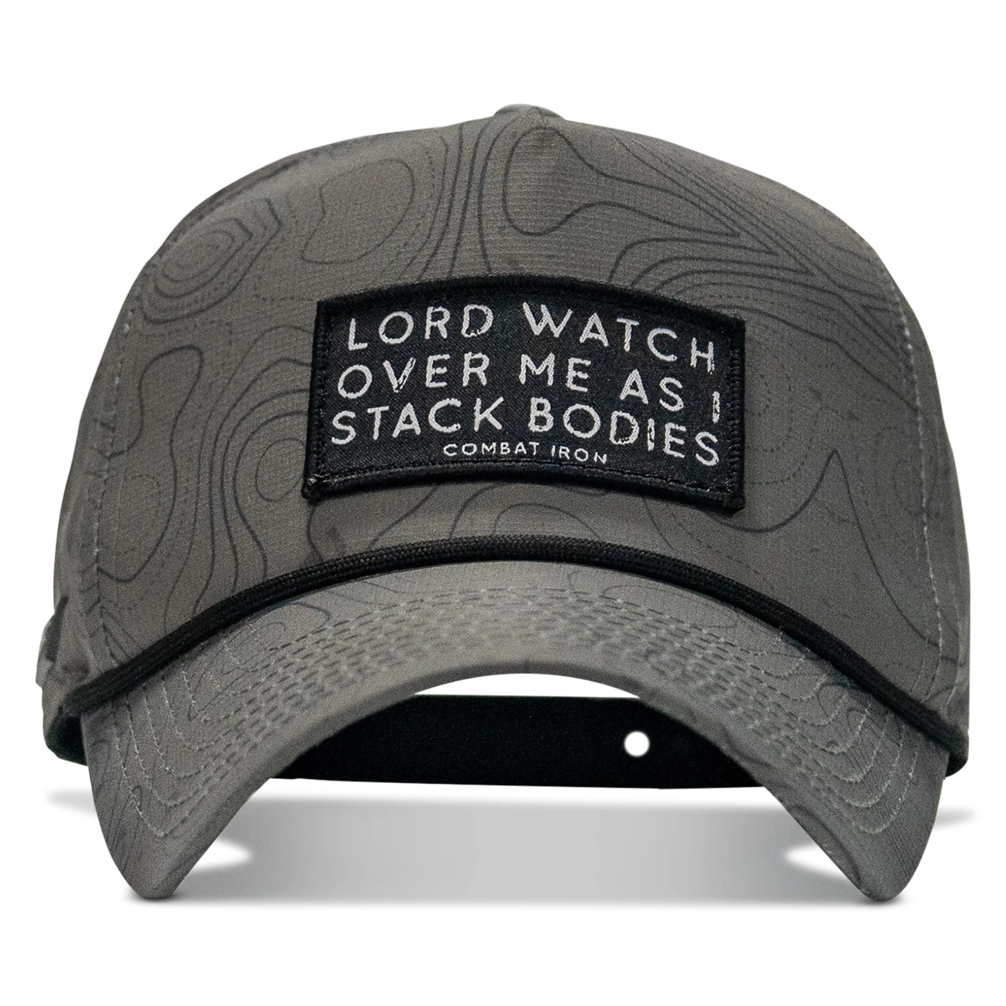 Lord Watch Over Me As I Stack Bodies Patch Waterproof Weekender Snapback - Image 32