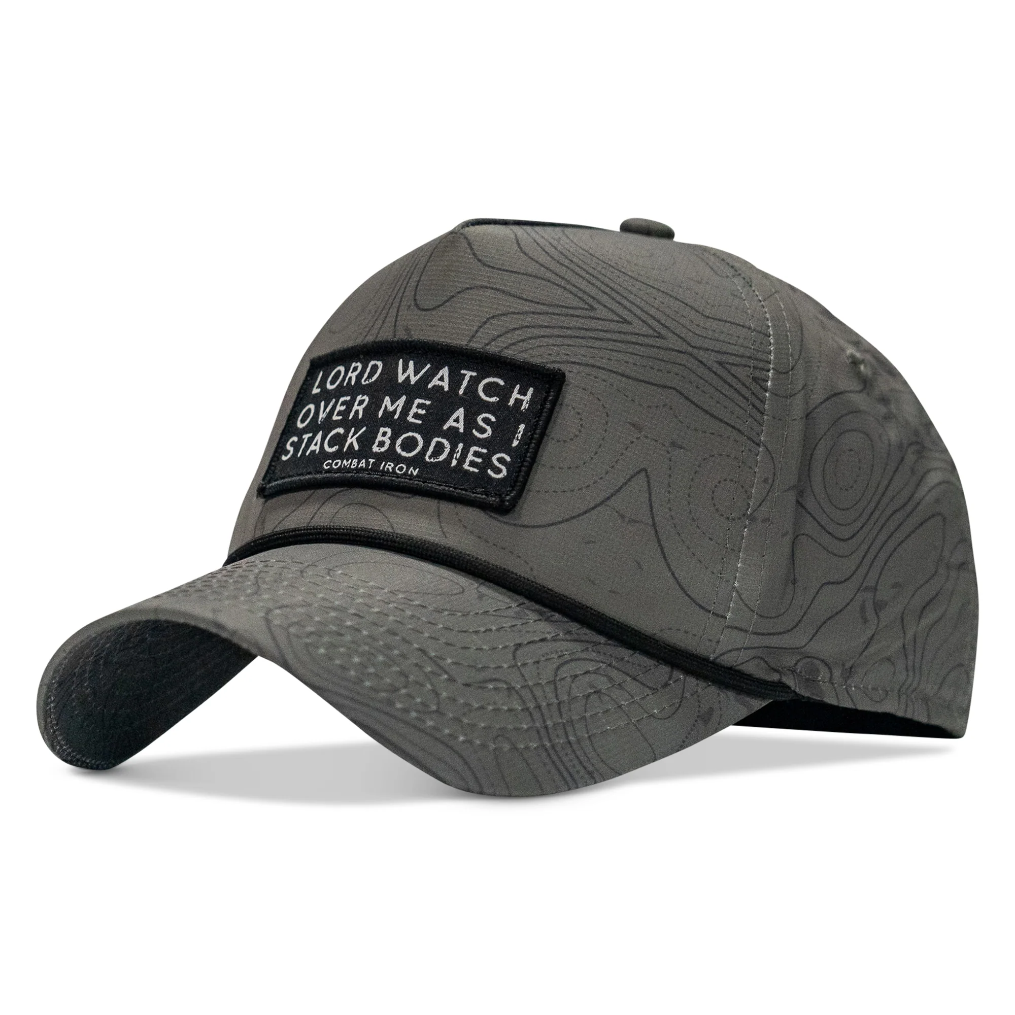 Lord Watch Over Me As I Stack Bodies Patch Waterproof Weekender Snapback - Image 33