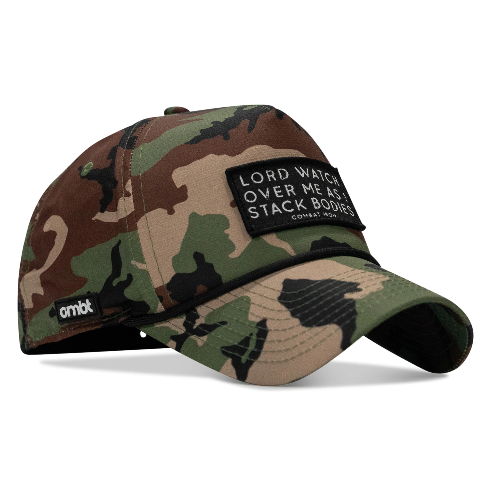 Lord Watch Over Me As I Stack Bodies Patch Waterproof Weekender Snapback - Image 9