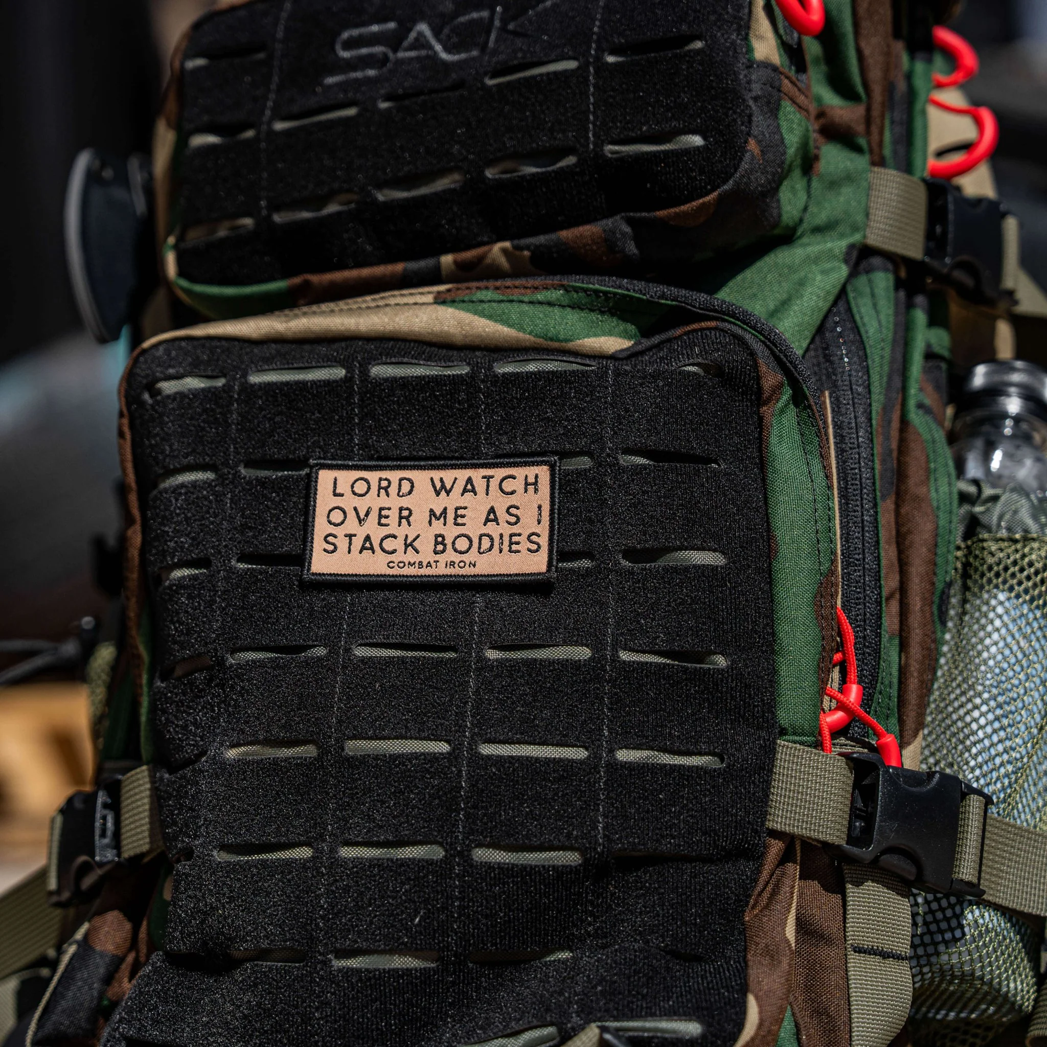 Lord Watch Over Me As I Stack Bodies Soft Velcro Patch - Image 9