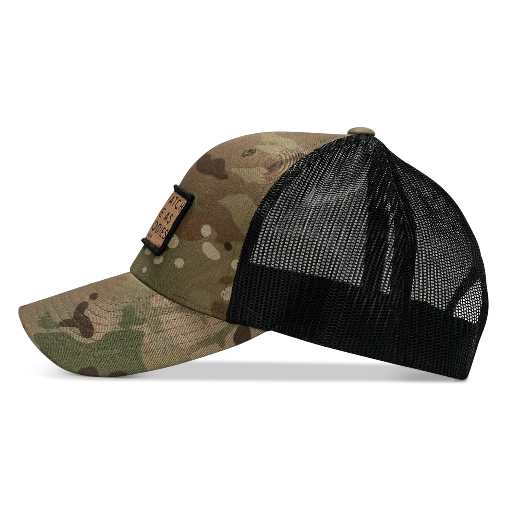 Lord Watch Over Me As I Stack Bodies Tan Patch Snapback Hat - Image 19