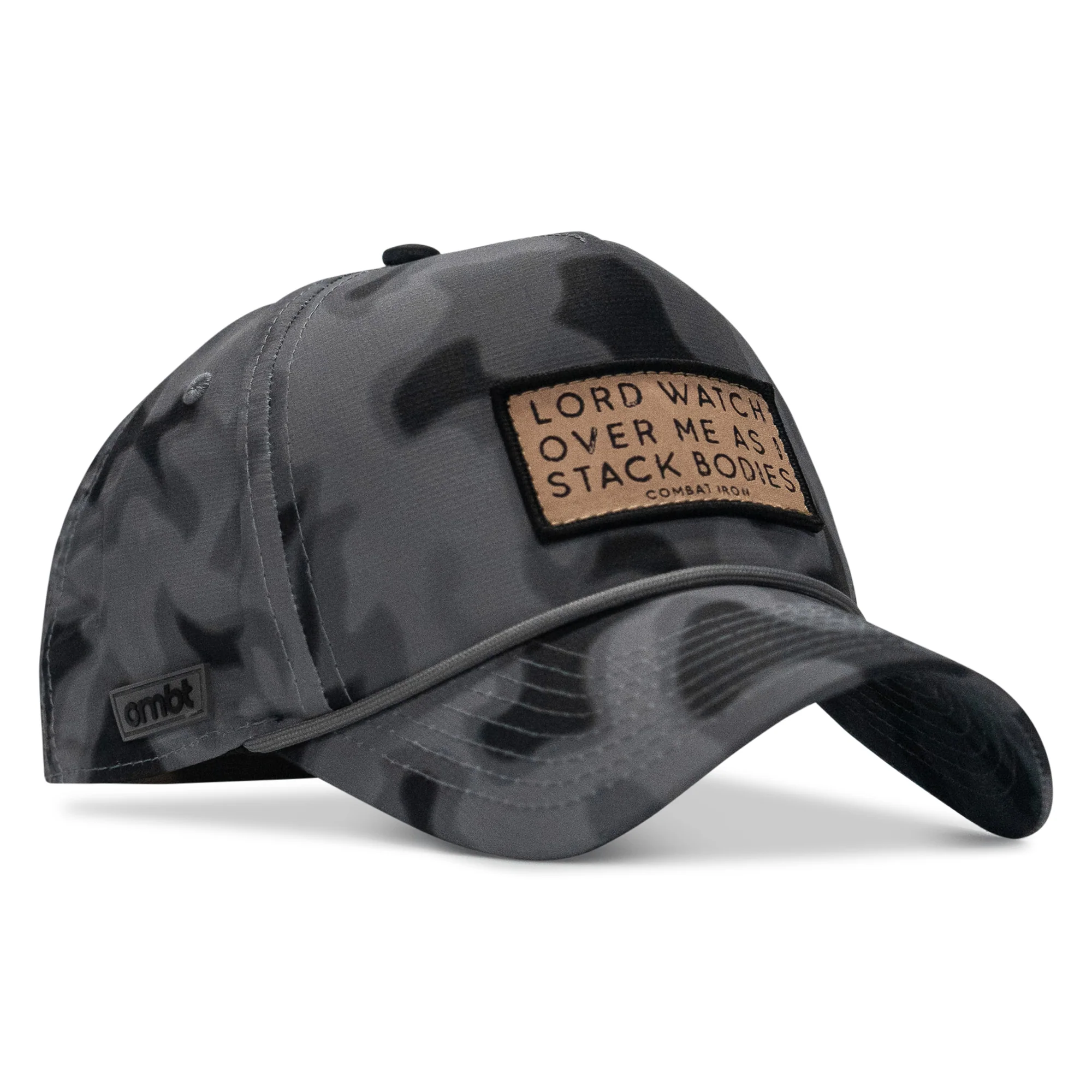Lord Watch Over Me As I Stack Bodies (Tan) Patch Waterproof Weekender Snapback - Image 3